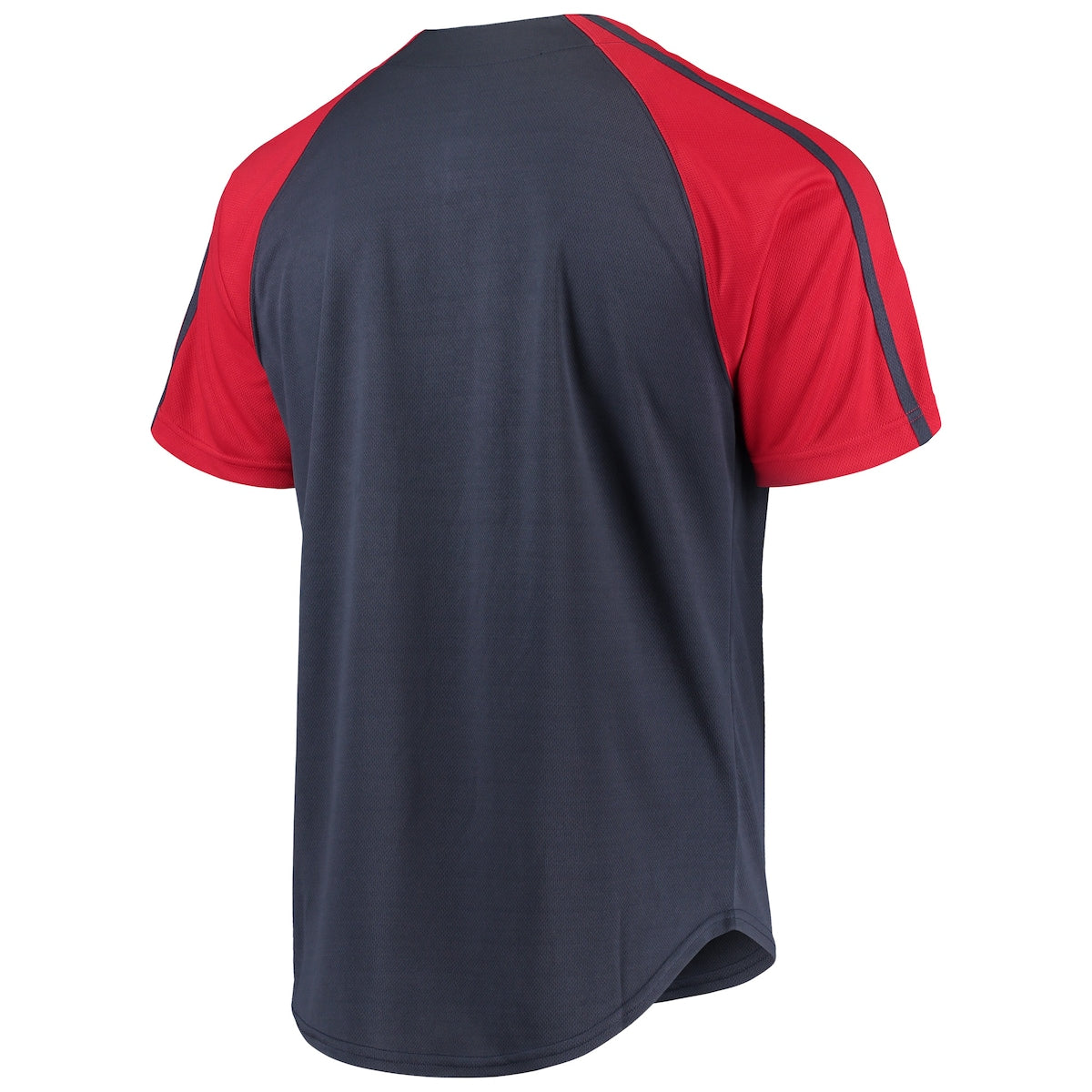 Men's  Stitches Red Sox Button-Down Raglan Replica Jersey - Navy