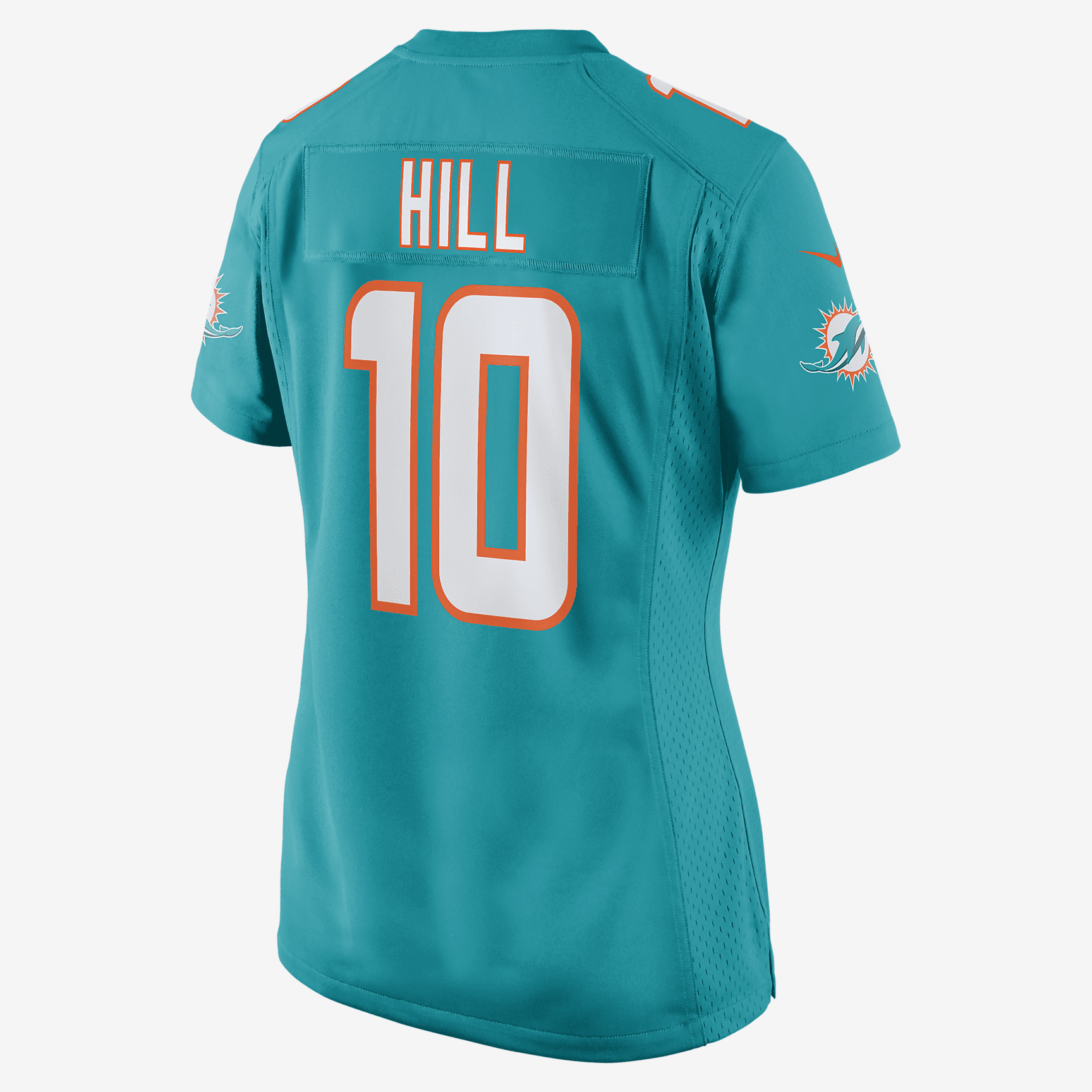 NFL Miami Dolphins (Tyreek Hill) Women's Game Football Jersey - Aqua