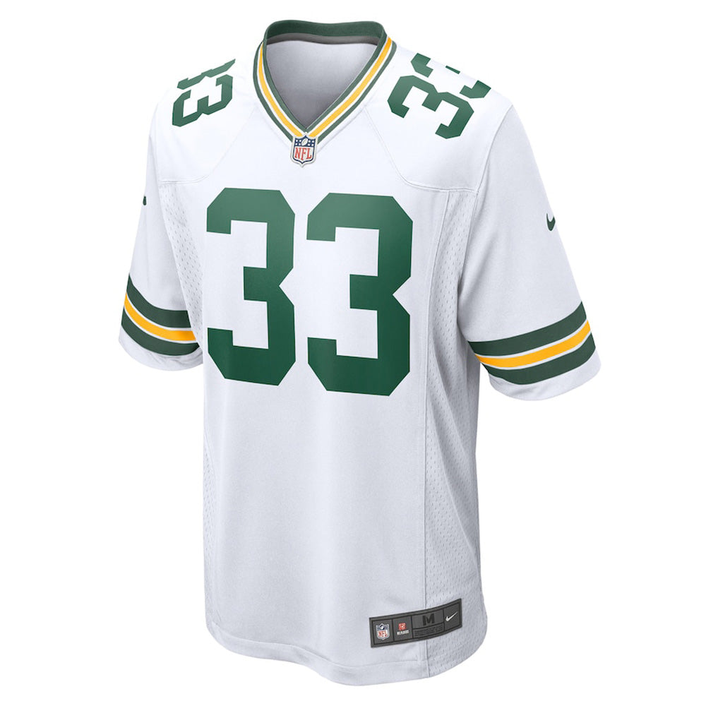 Youth Green Bay Packers Aaron Jones Game Jersey - White