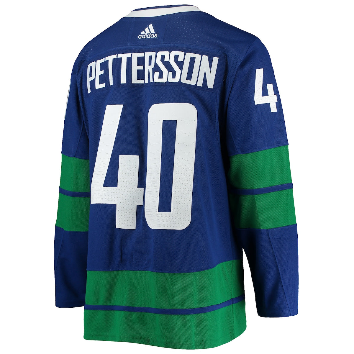 Men's Elias Pettersson adidas Canucks 2020/21 Authentic Alternate Jersey - Blue
