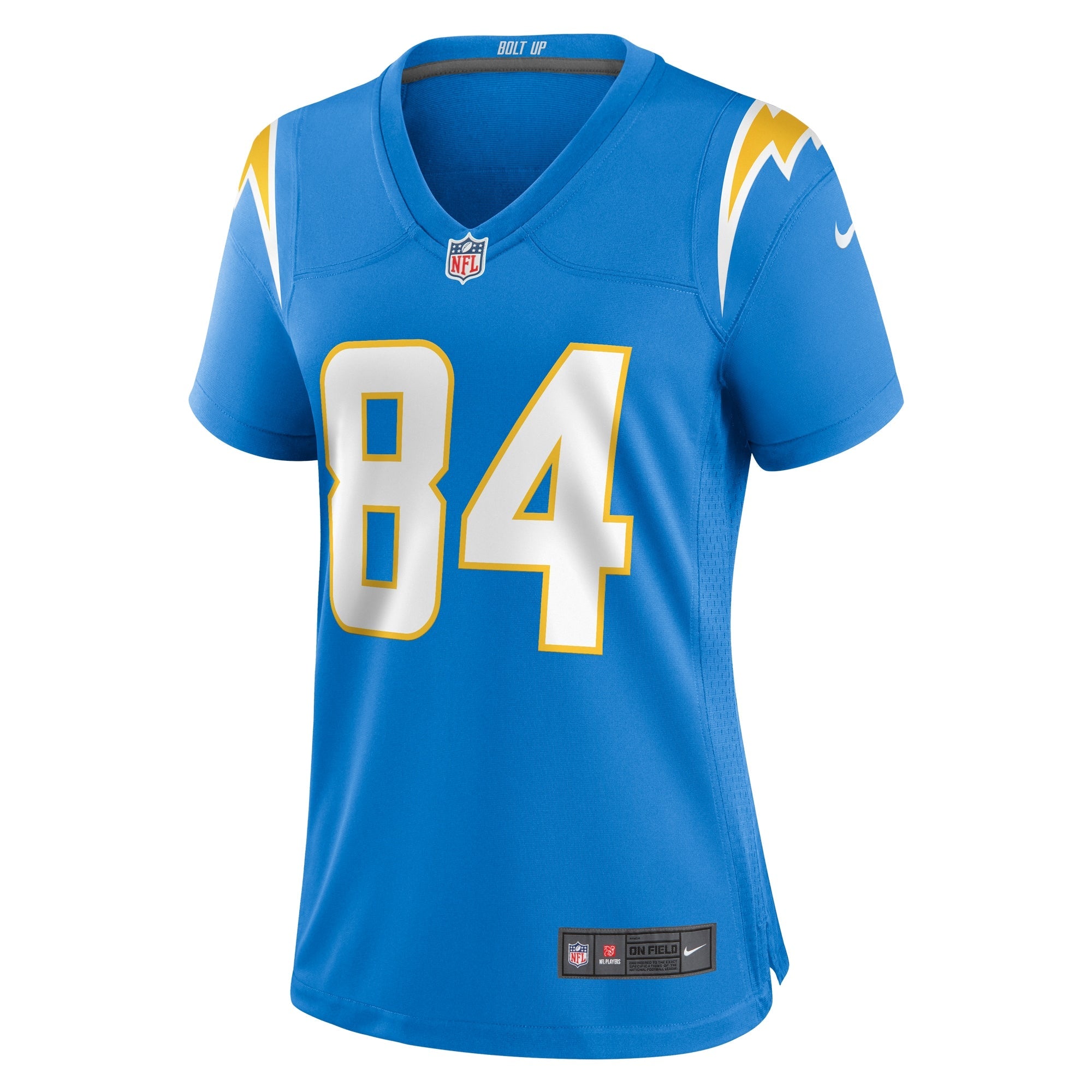 Women's Nike John Hightower Powder Blue Los Angeles Chargers Home Game Player Jersey
