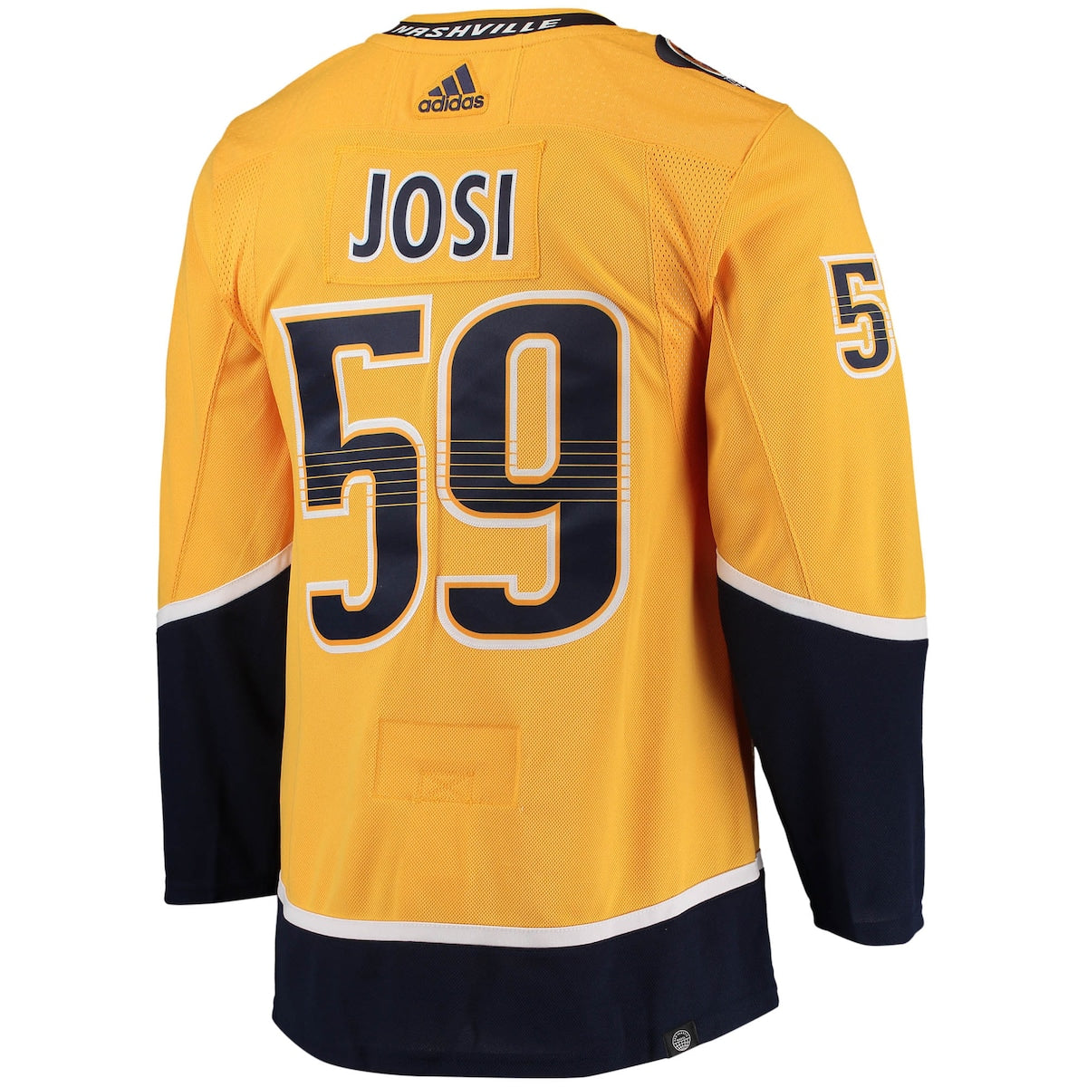 Men's Roman Josi adidas Predators Home Primegreen Authentic Pro Jersey - Gold