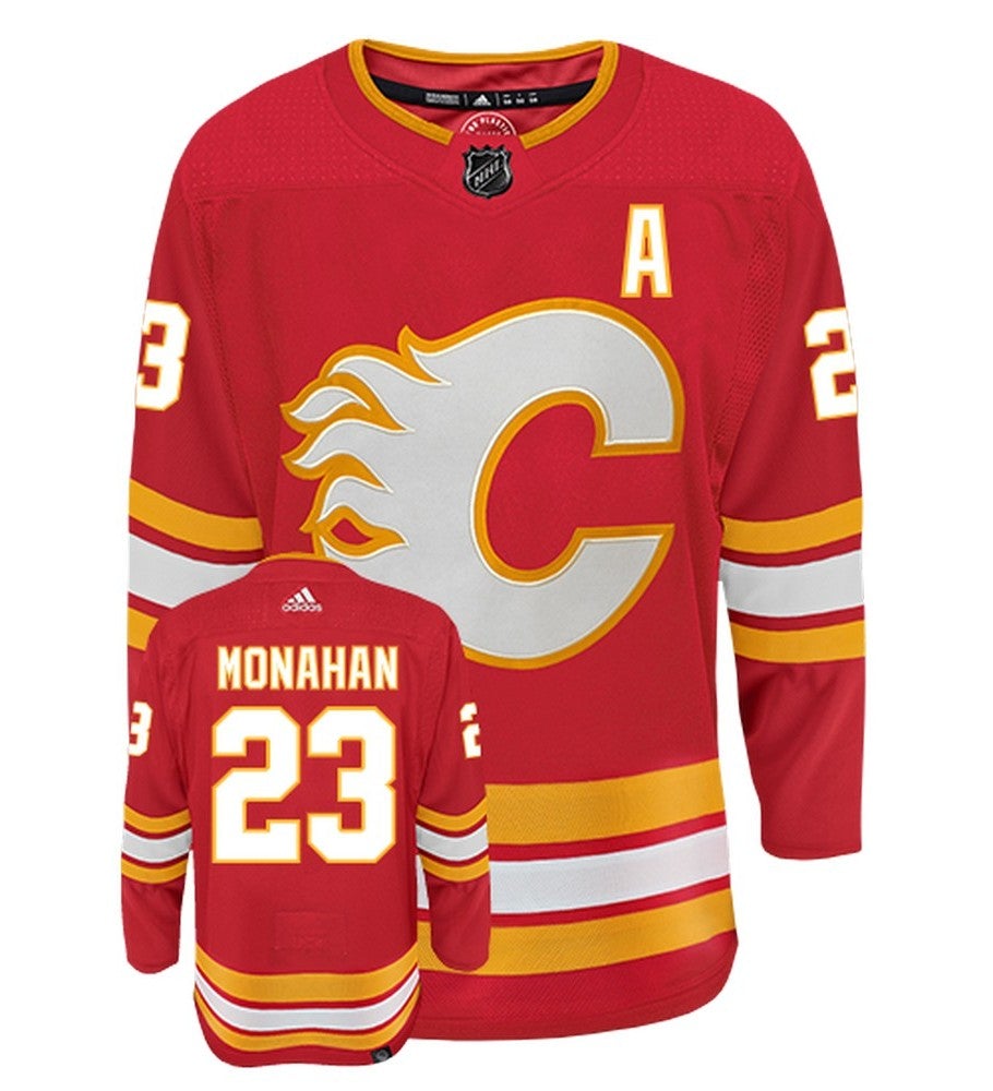 Sean Monahan Calgary Flames Adidas Primegreen Authentic NHL Hockey Jersey
