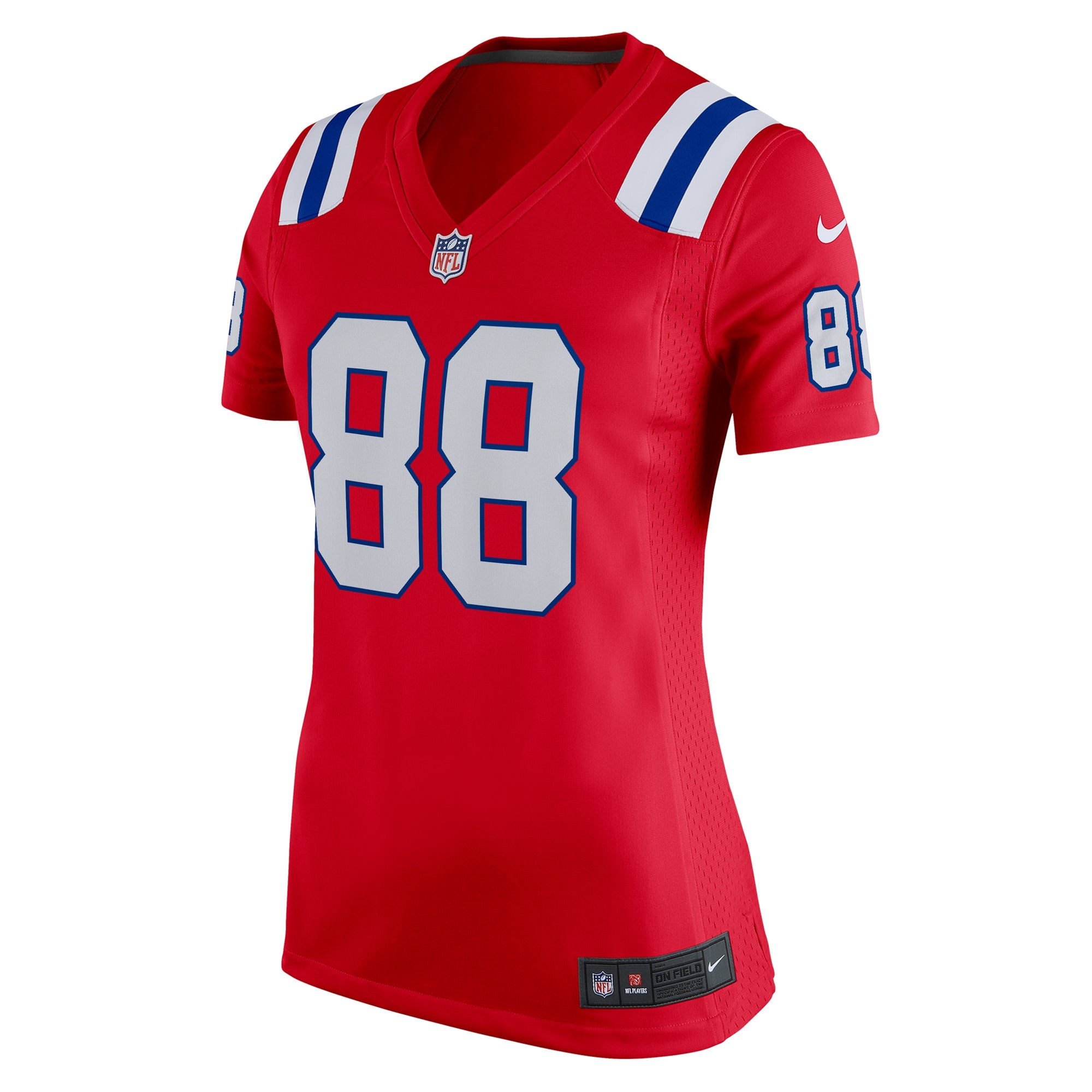Women's Nike Mike Gesicki Red New England Patriots Alternate Game Jersey