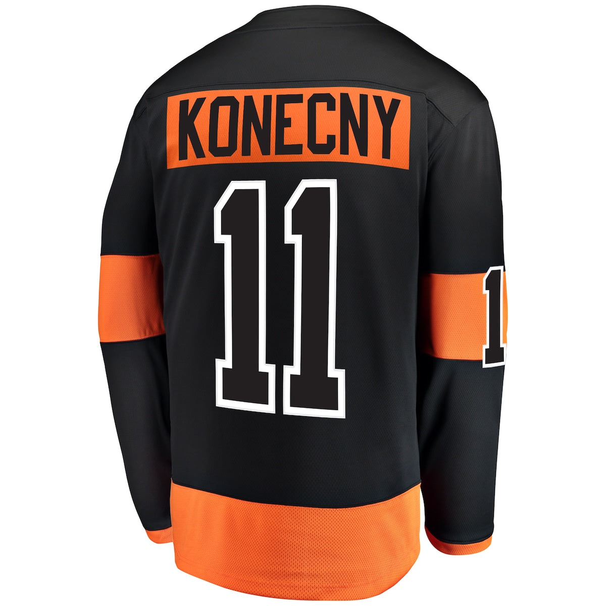Men's Travis Konecny Fanatics Flyers Home Premier Breakaway Jersey - Black