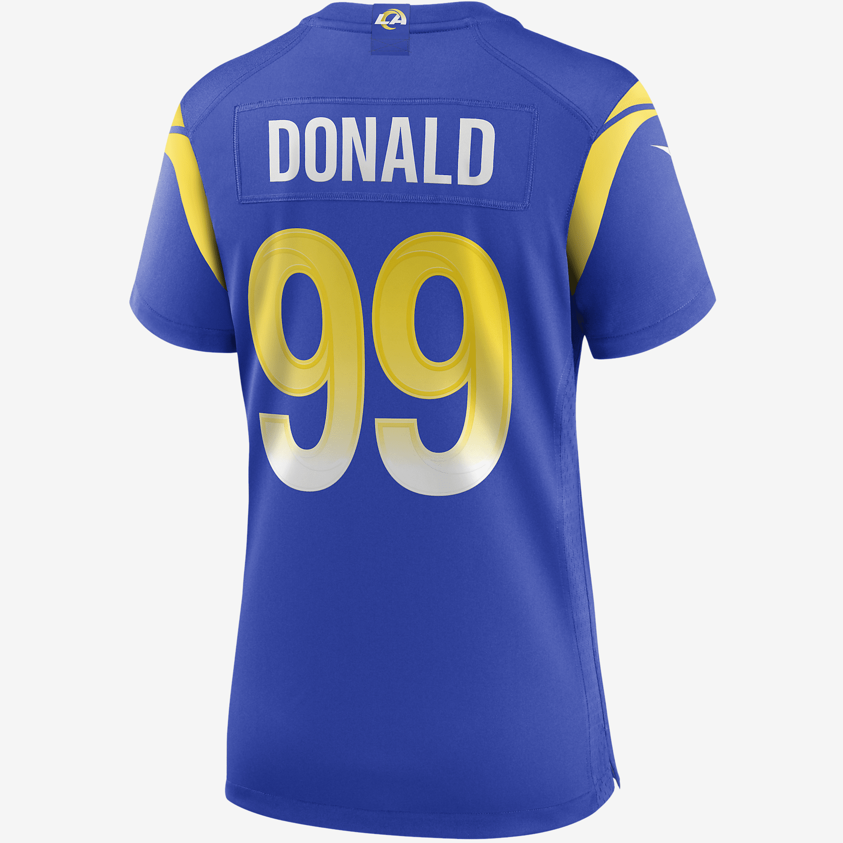 NFL Los Angeles Rams (Aaron Donald) Women's Game Football Jersey - Royal
