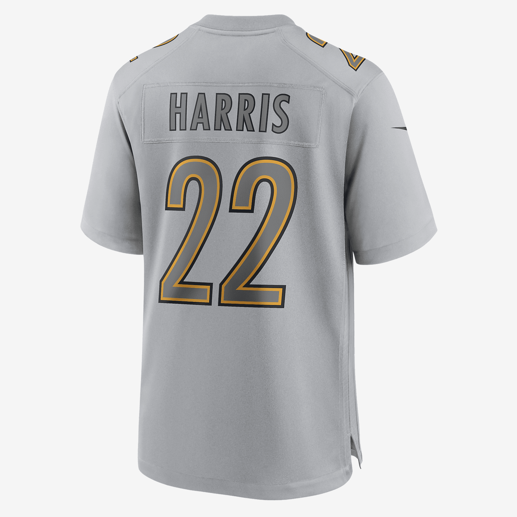 NFL Pittsburgh Steelers Atmosphere (Najee Harris) Men's Fashion Football Jersey - Grey