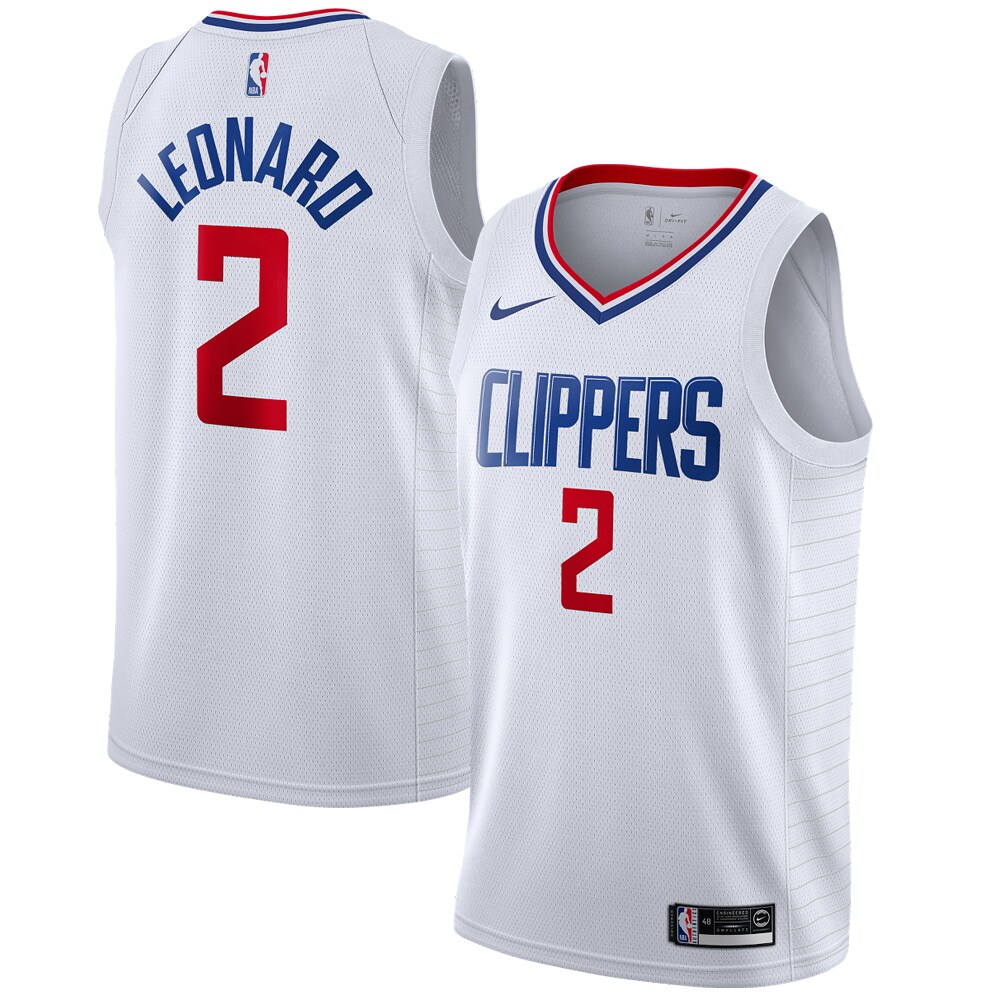 Kawhi Leonard LA Clippers Nike 2019/2020 Swingman Jersey - Association Edition - White