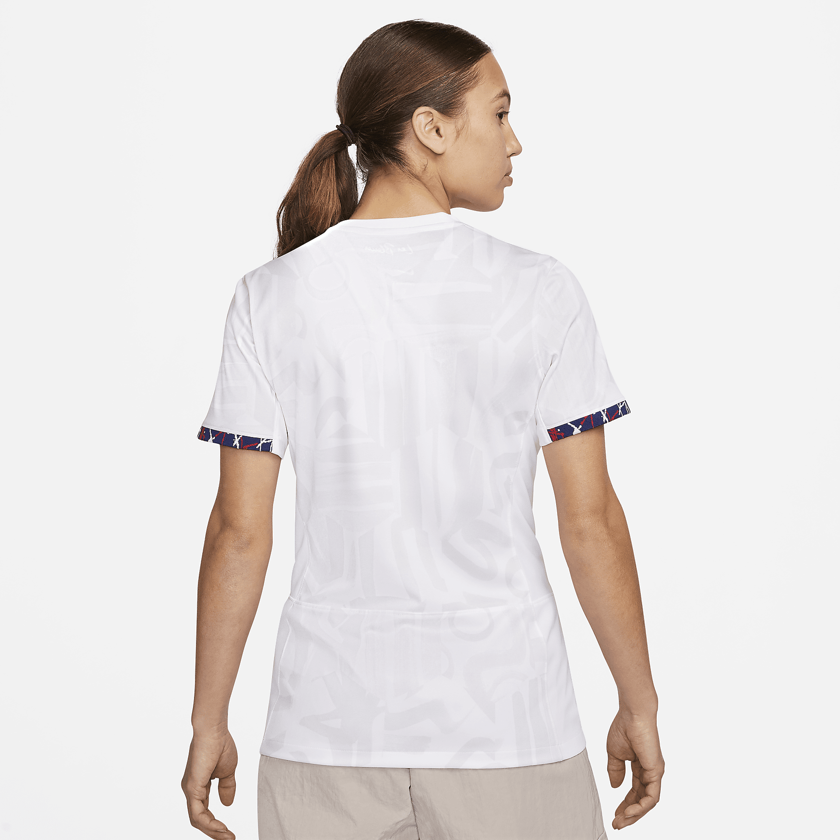 FFF 2023 Stadium Away Women's Nike Dri-FIT Soccer Jersey - White/Venice/Loyal Blue