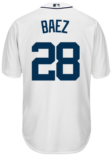 Javier Baez Youth Jersey - Detroit Tigers Replica Kids Home Jersey