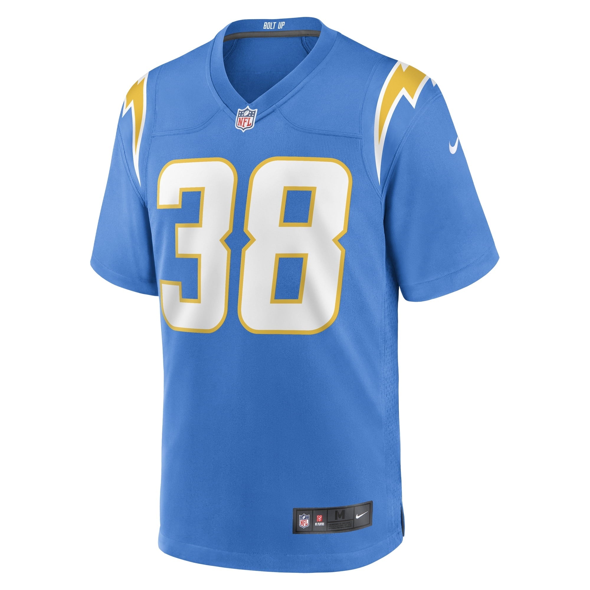 Men's Nike Milton Wright Powder Blue Los Angeles Chargers  Game Jersey