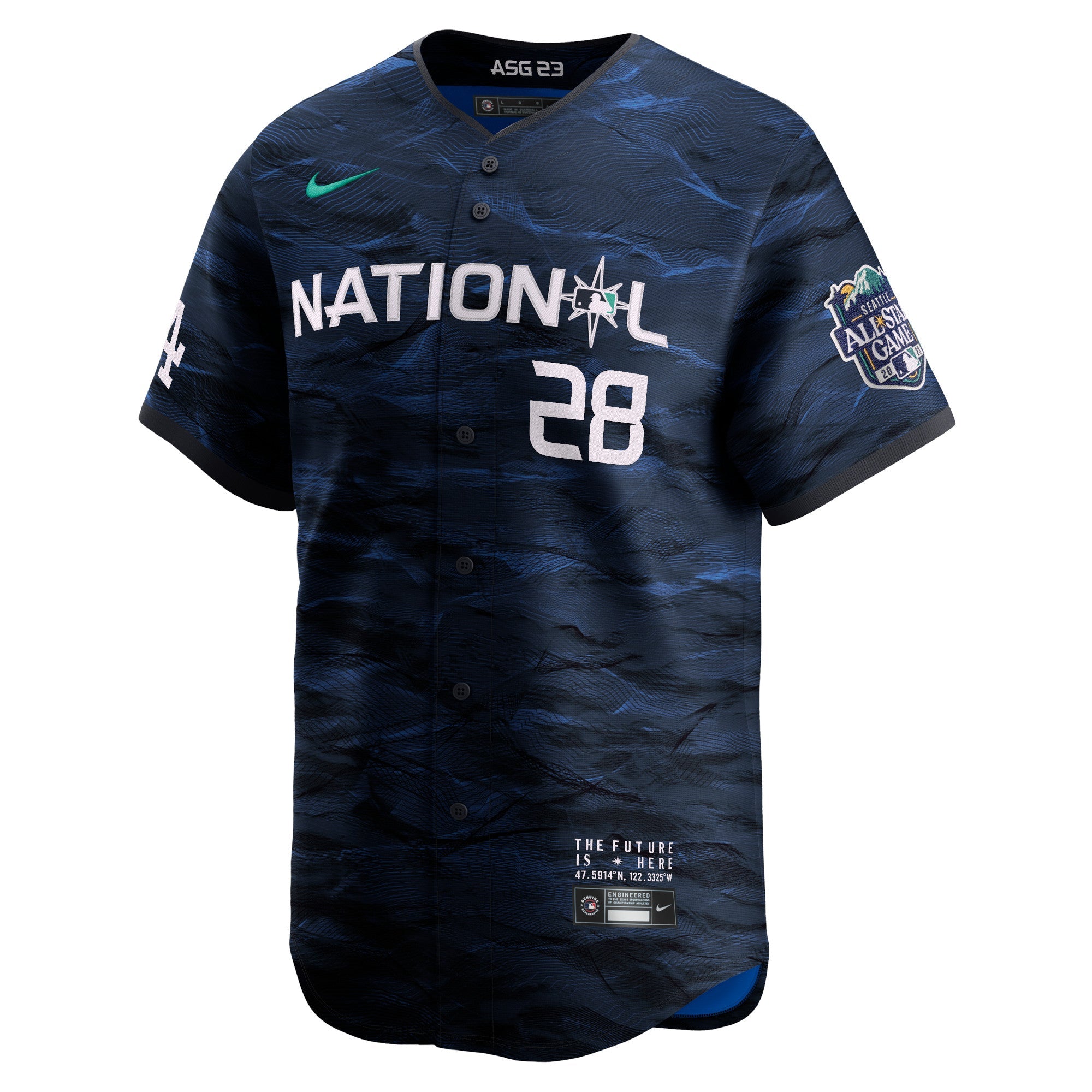 Men's Nike J.D. Martinez Royal National League 2023 MLB All-Star Game Limited Player Jersey