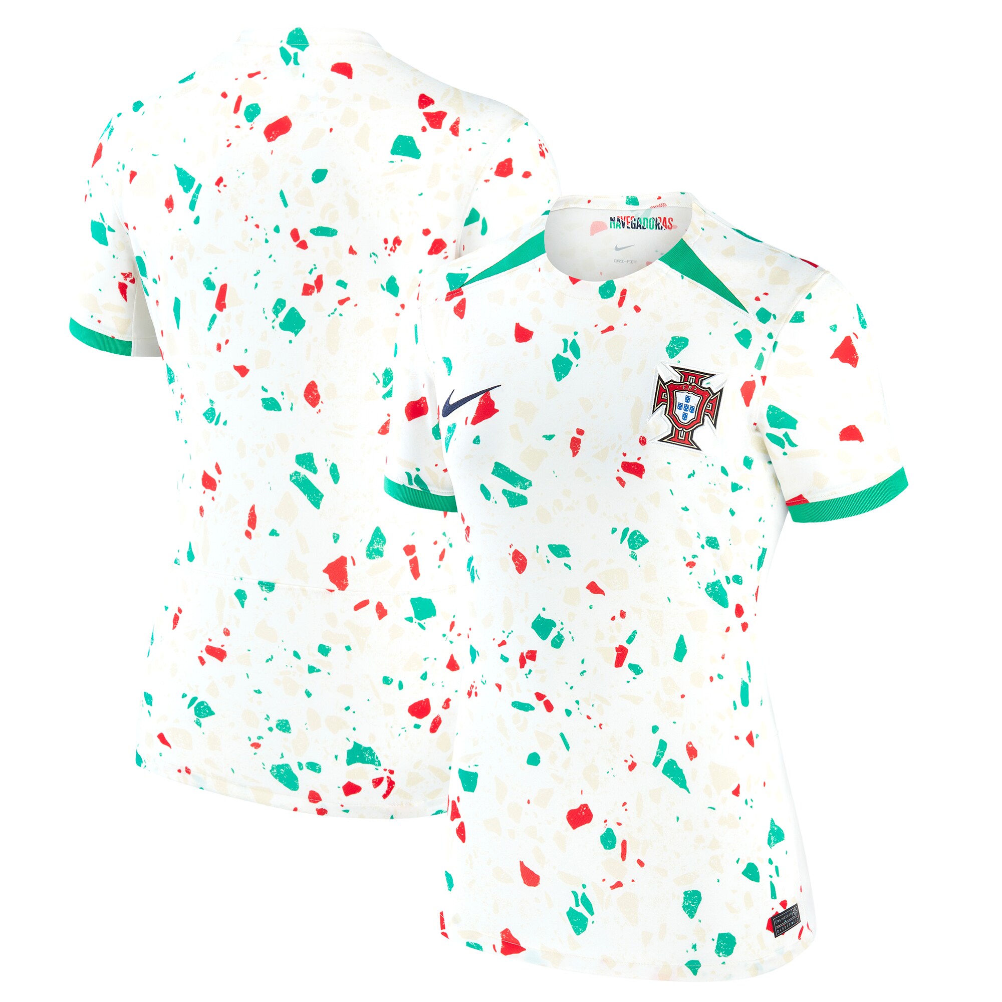 Portugal Women's National Team Nike Women's 2023 Away Stadium Replica Jersey - White