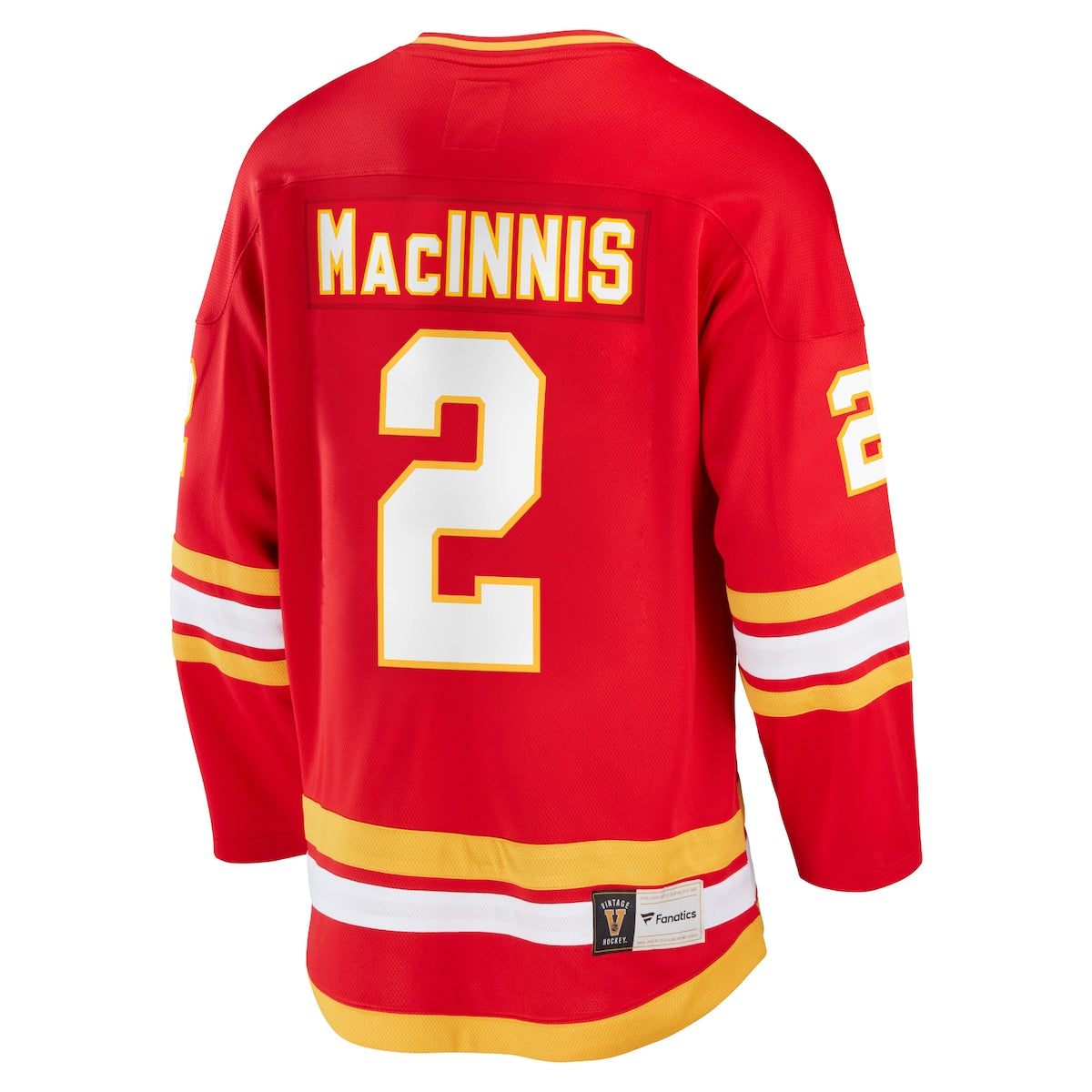 Men's Al Macinnis Fanatics Flames Breakaway Retired Jersey - Red