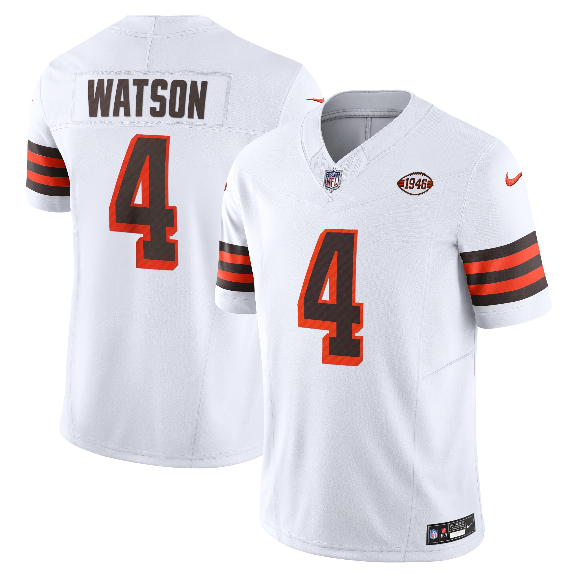Deshaun Watson Cleveland Browns Nike Alternate Vapor F.U.S.E. Limited Jersey - White