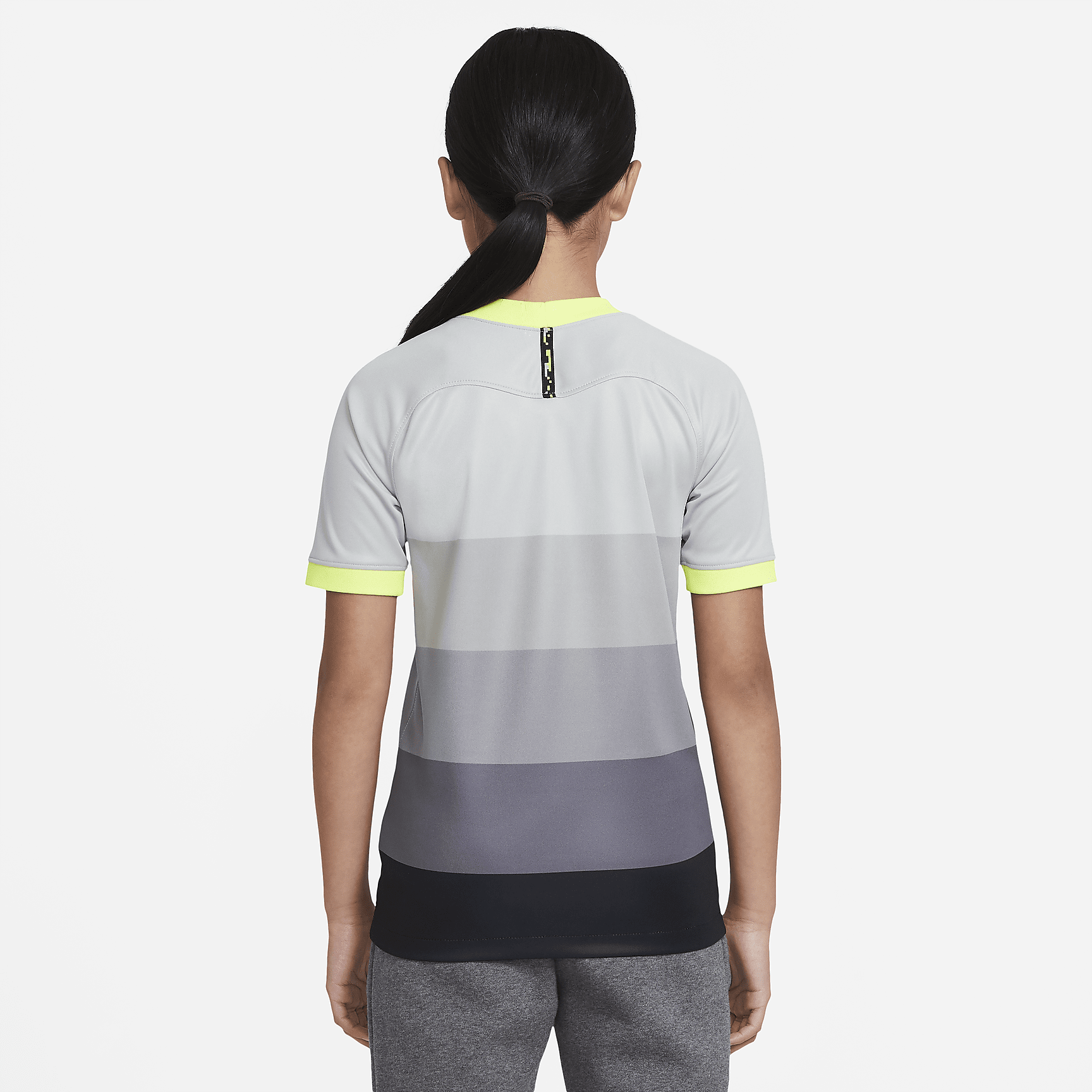 Tottenham Hotspur Stadium Air Max Big Kids' Soccer Jersey - Medium Silver/Lemon Venom