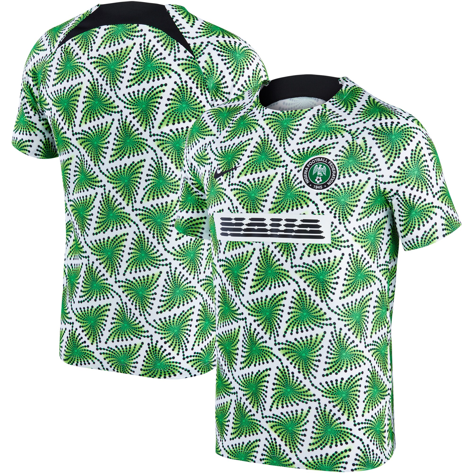 Nigeria National Team Nike 2022/23 Pre-Match Top - White
