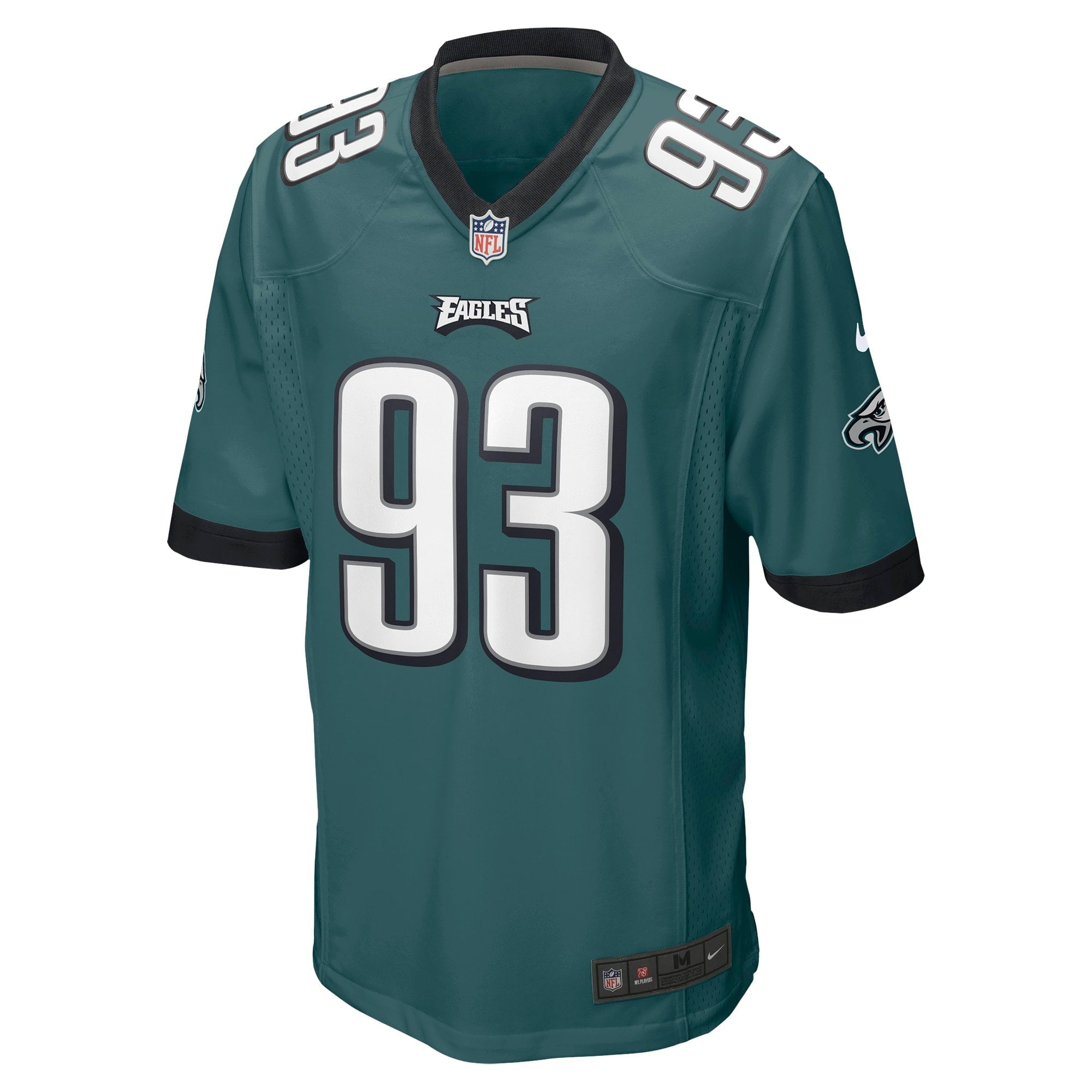 Men's Nike Milton Williams Midnight Green Philadelphia Eagles Game Jersey