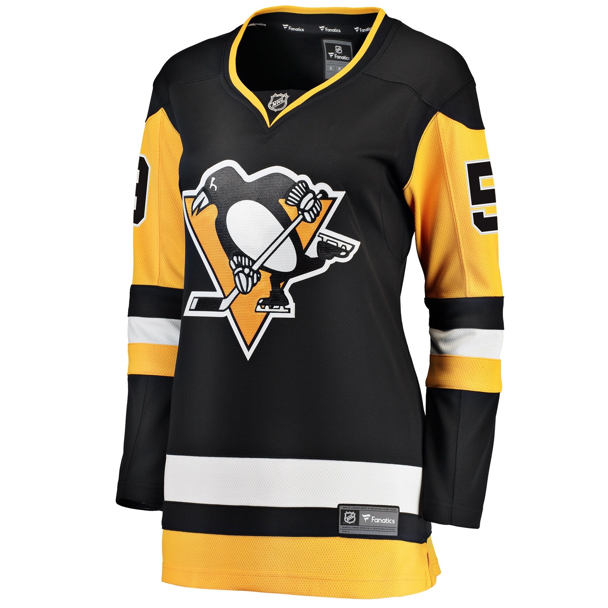 Women's Fanatics Branded Jake Guentzel Black Pittsburgh Penguins Home Premier Breakaway Player Jersey