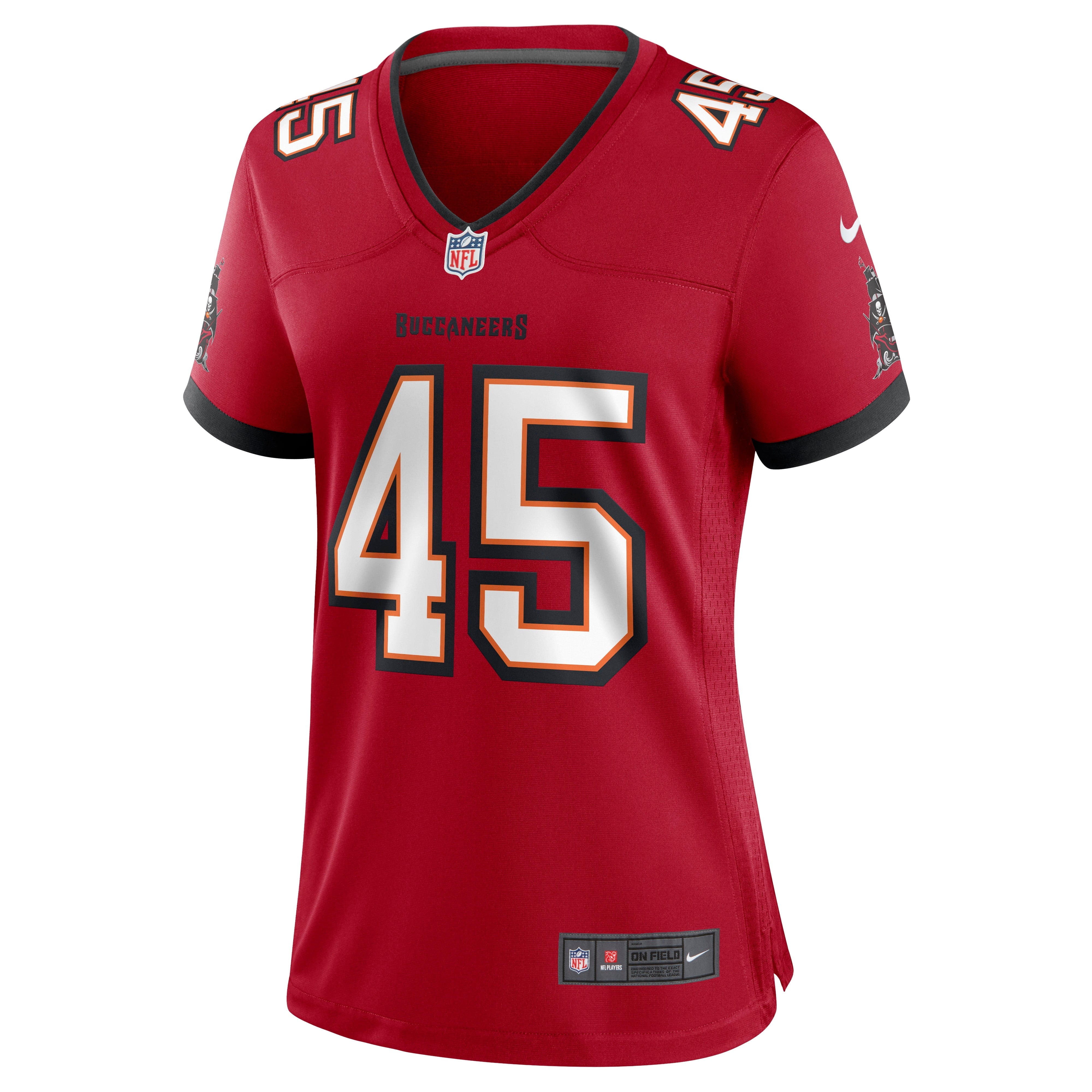 Women's Nike Devin White Red Tampa Bay Buccaneers Game Jersey