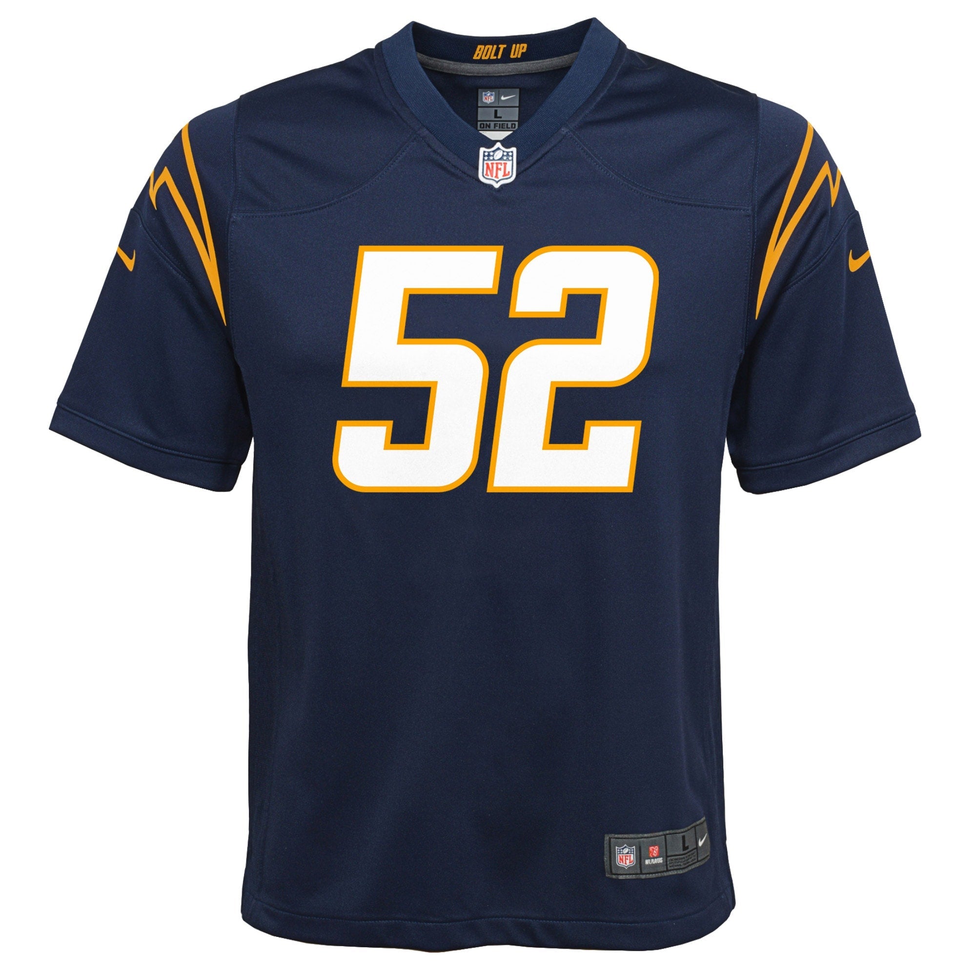 Youth Nike Khalil Mack Navy Los Angeles Chargers Game Jersey
