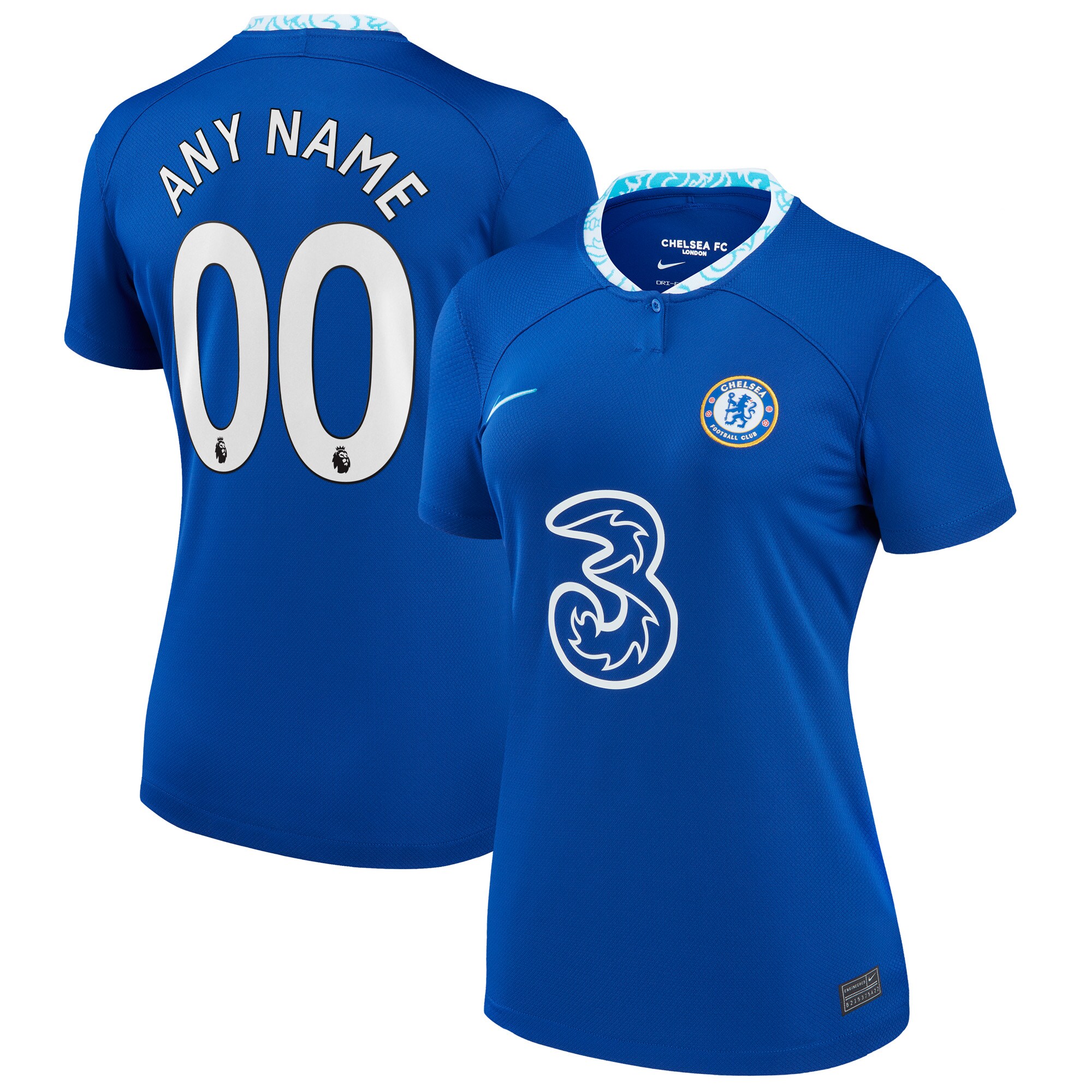 Chelsea Nike Women's 2022/23 Home Replica Custom Jersey - Blue