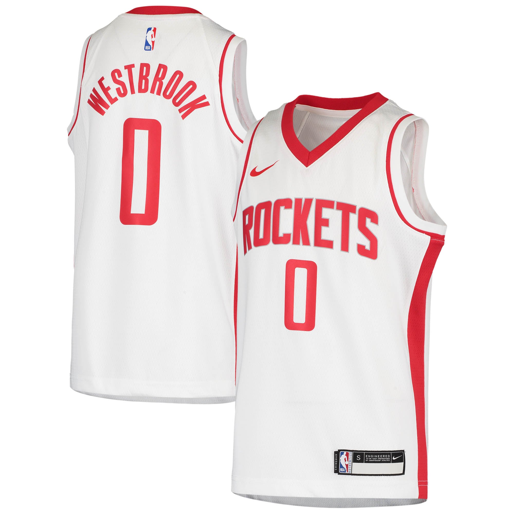 Russell Westbrook Houston Rockets Nike Youth 2020/21 Swingman Jersey - Association Edition - White