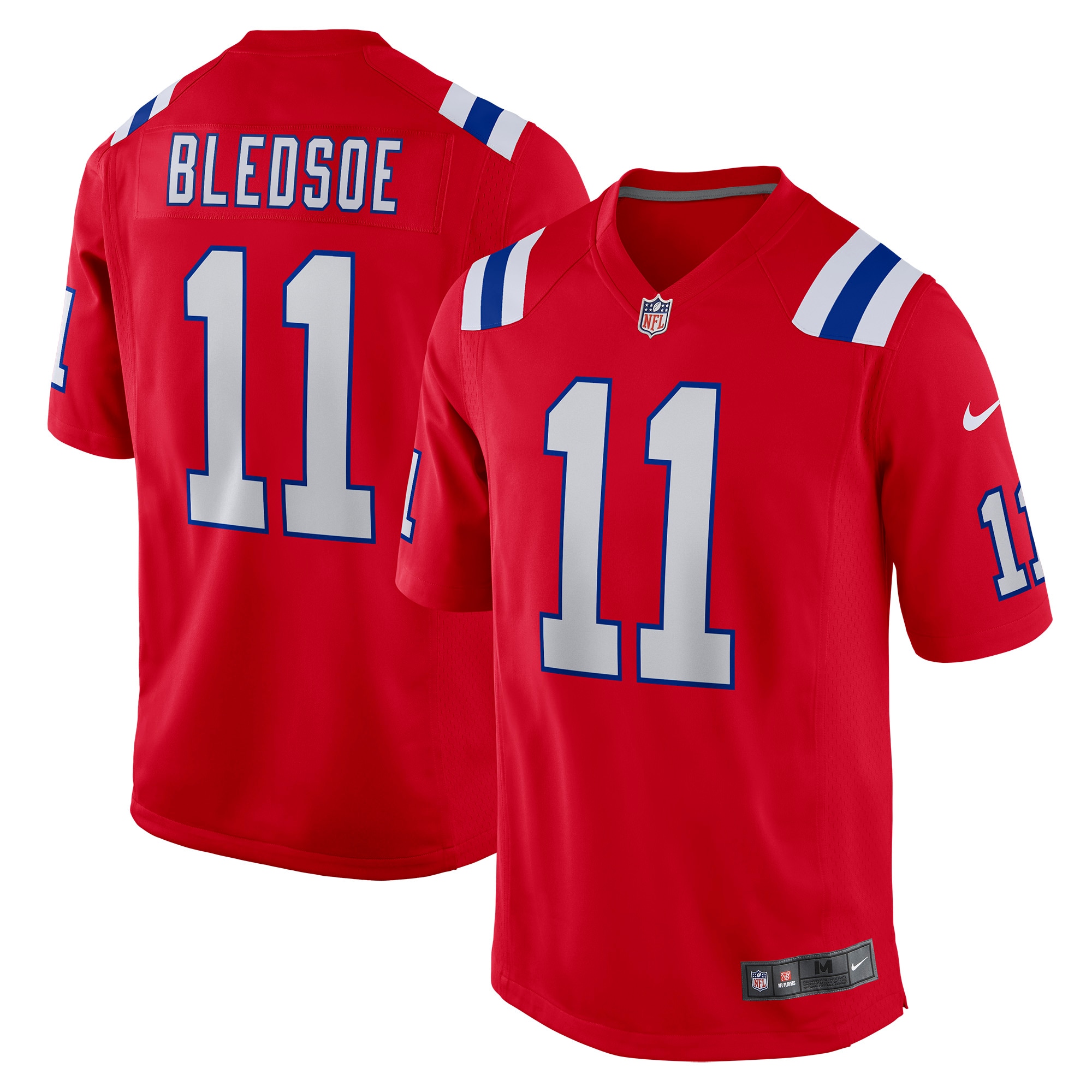Drew Bledsoe New England Patriots Nike Retired Player Alternate Game Jersey - Red