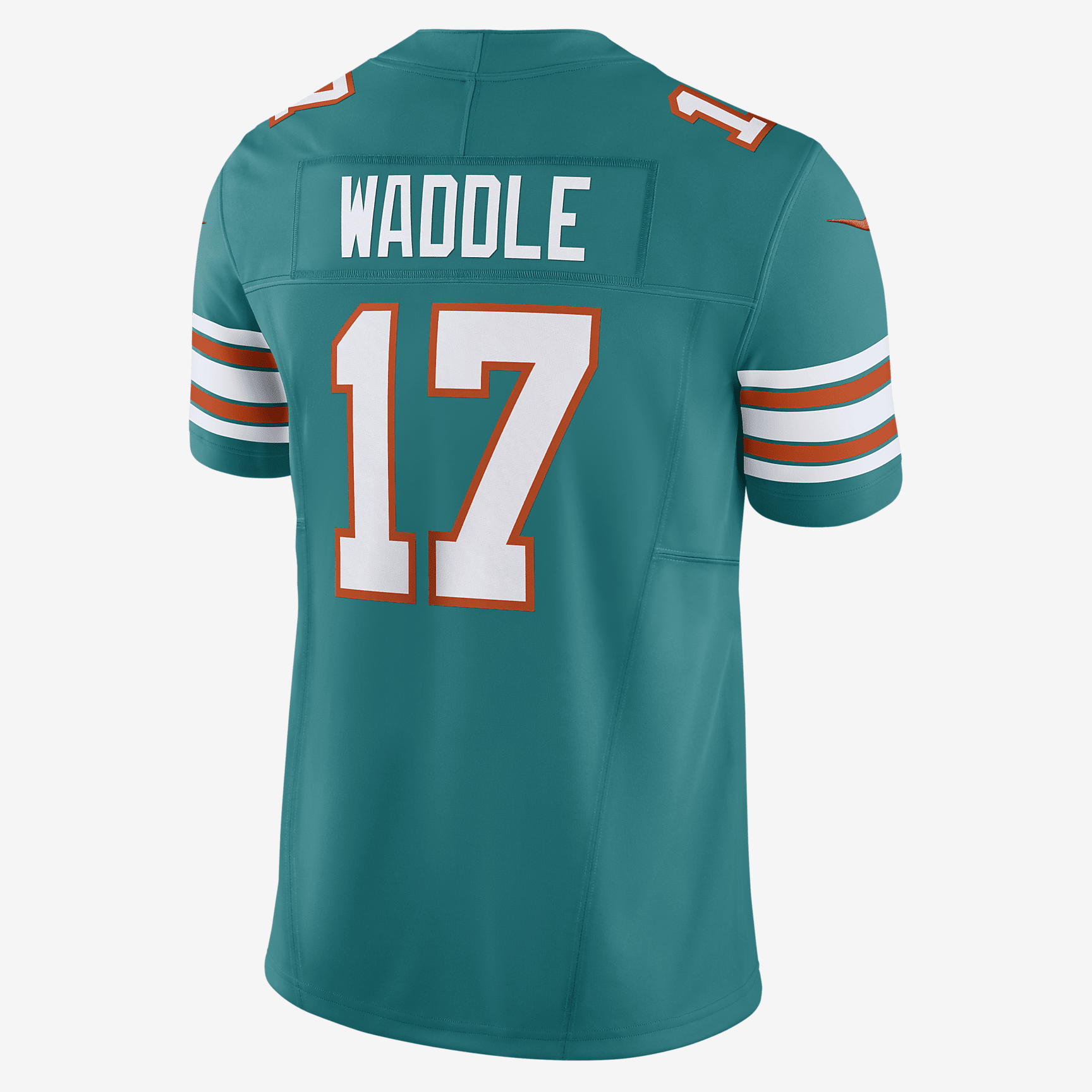 Jaylen Waddle Miami Dolphins Men's Nike Dri-FIT NFL Limited Football Jersey - Aqua