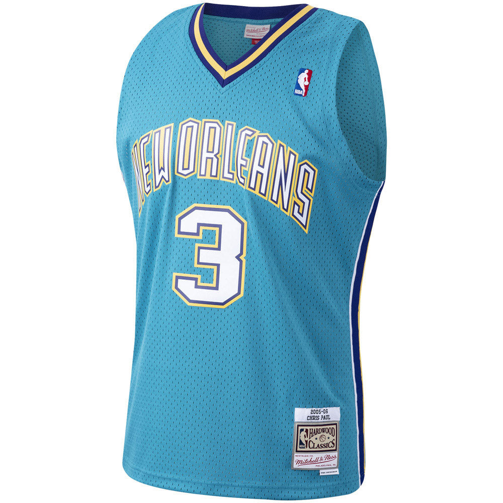 Youth New Orleans Hornets Chris Paul 2005-06 Hardwood Classics Jersey - Teal