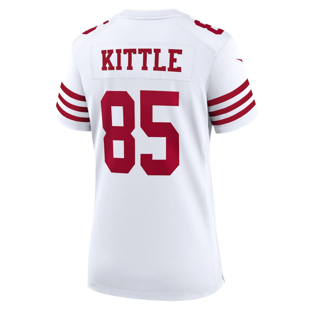 Women's George Kittle Nike 49ers Game Player Jersey - White