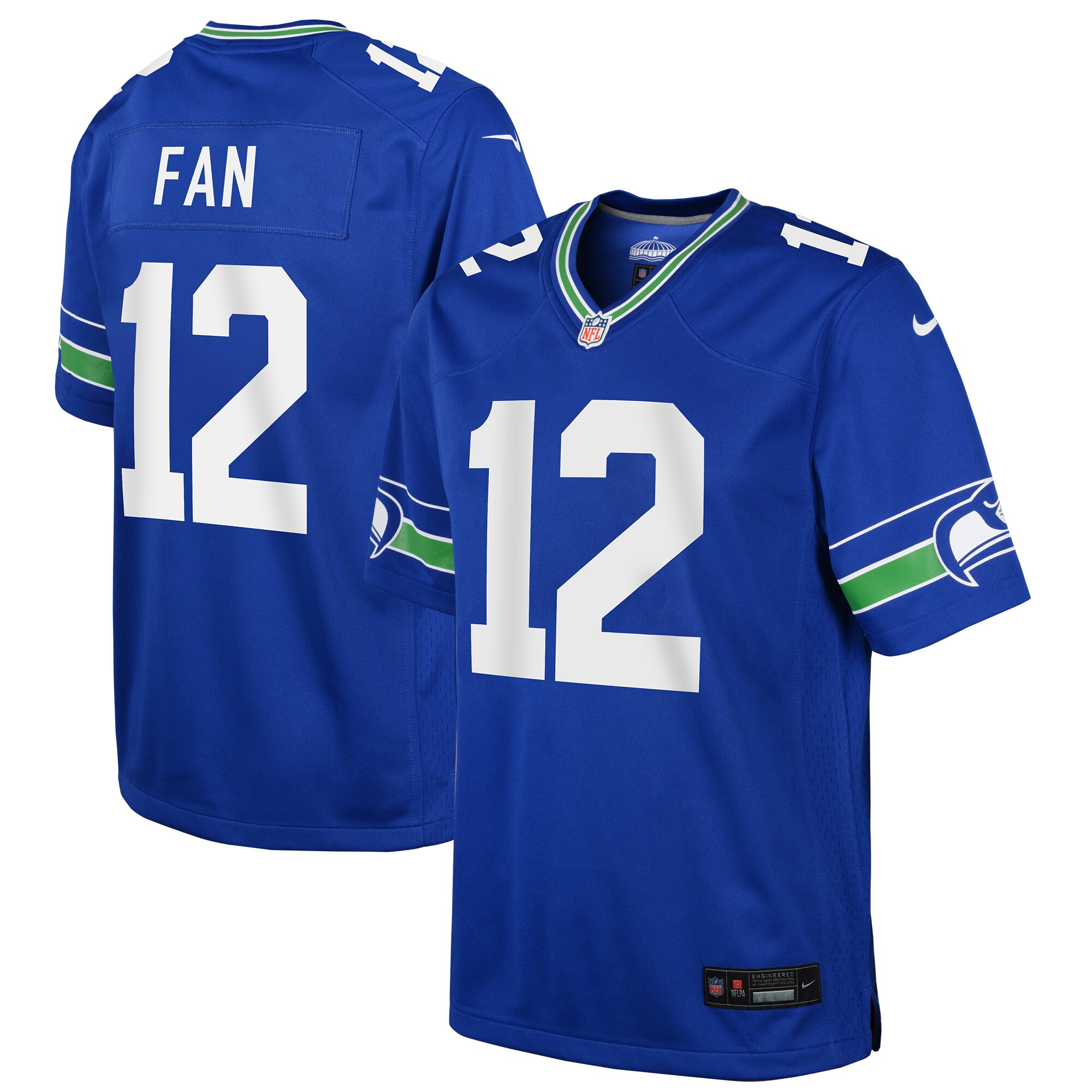 12th Fan Seattle Seahawks Nike Youth Game Jersey - Royal