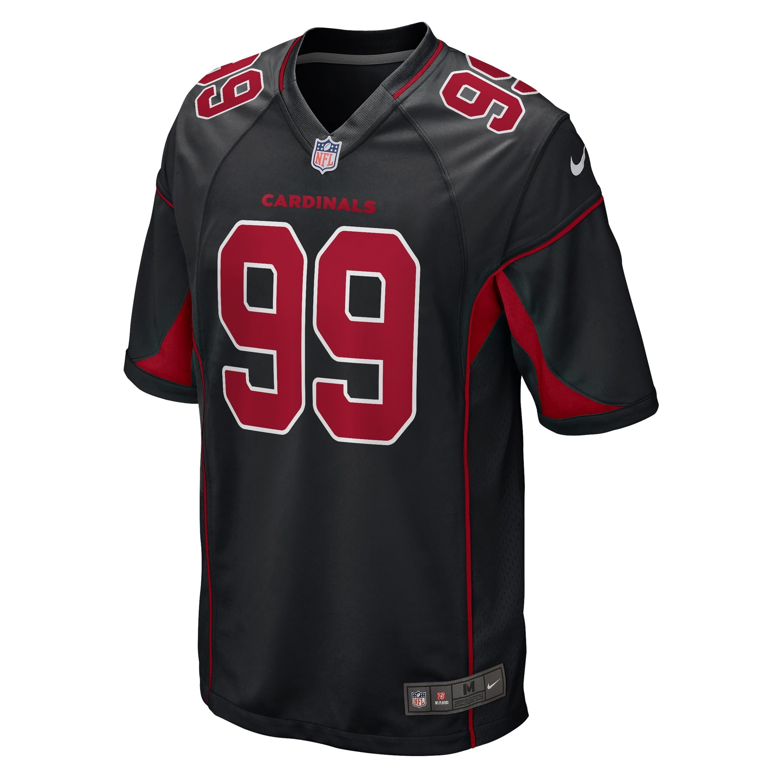Men's Nike J.J. Watt Black Arizona Cardinals 2nd Alternate Game Jersey