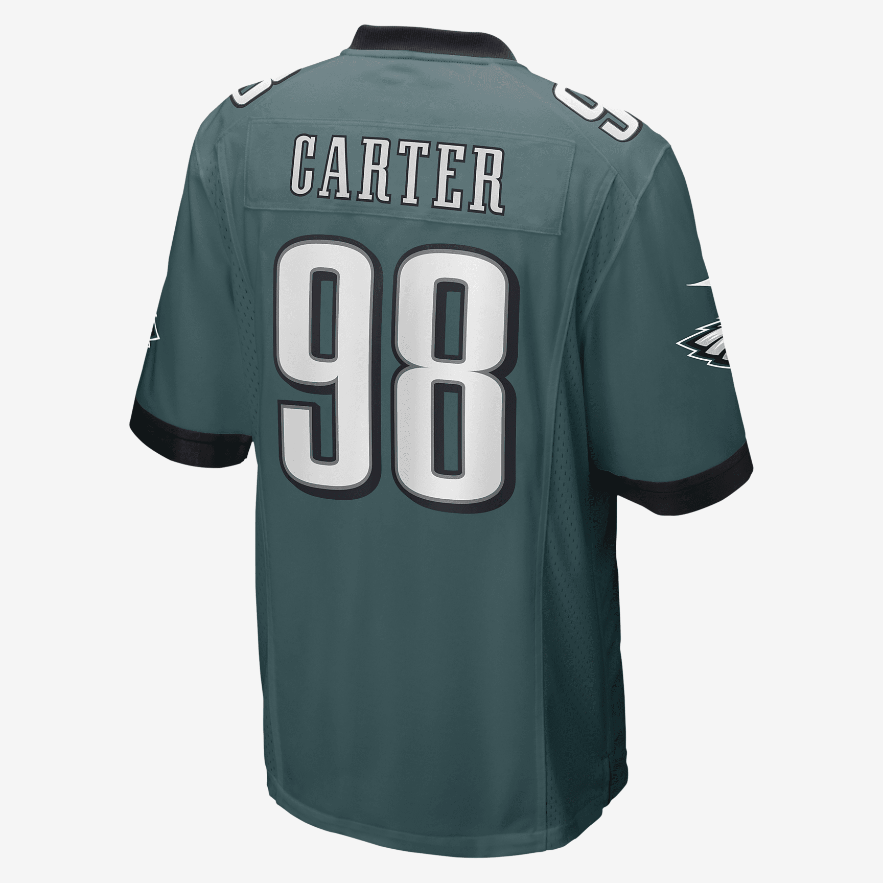 Jalen Carter Philadelphia Eagles Men's Nike NFL Game Football Jersey - Sport Teal