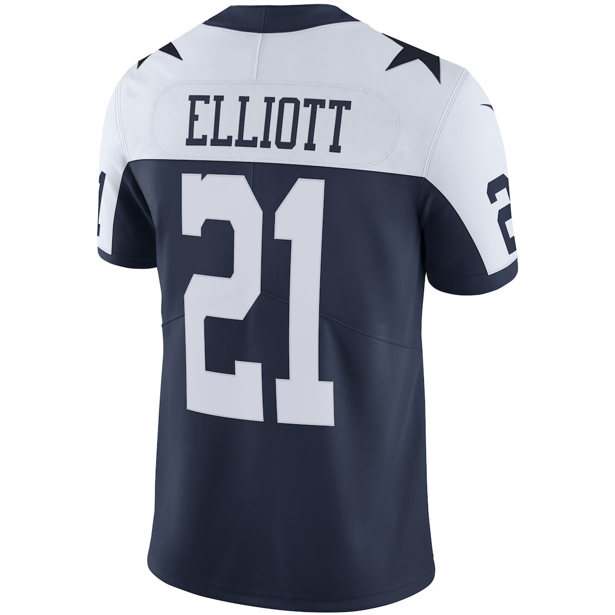 Men's Ezekiel Elliott Nike Cowboys Vapor Limited Jersey - Navy