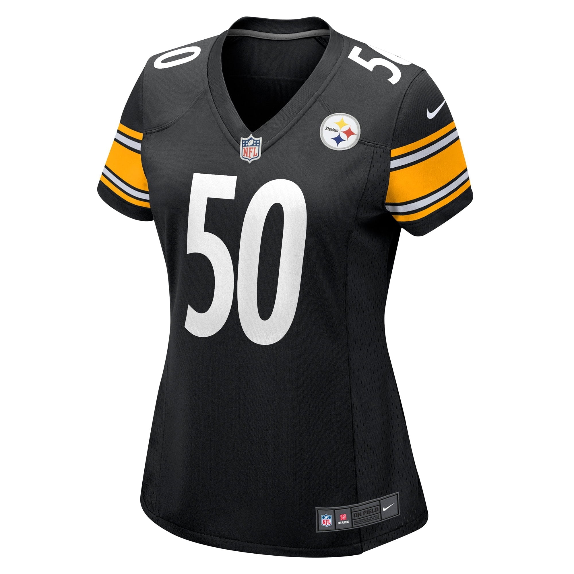 Women's Nike Malik Reed Black Pittsburgh Steelers Game Player Jersey