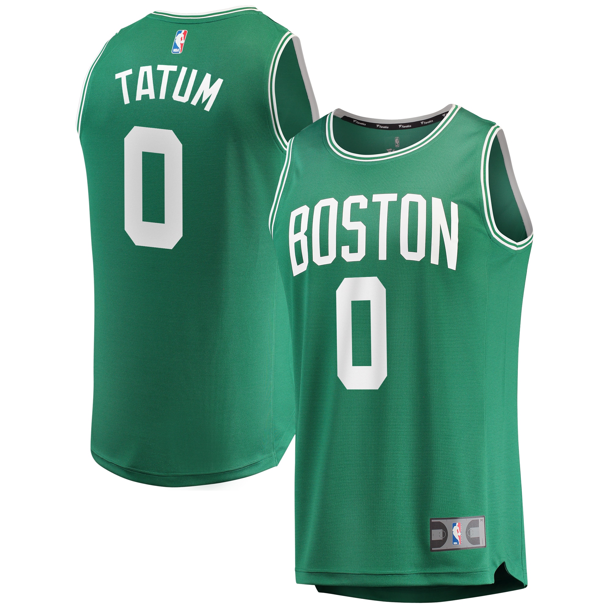 Jayson Tatum Boston Celtics Fanatics Branded Fast Break Replica Jersey Kelly Green - Icon Edition