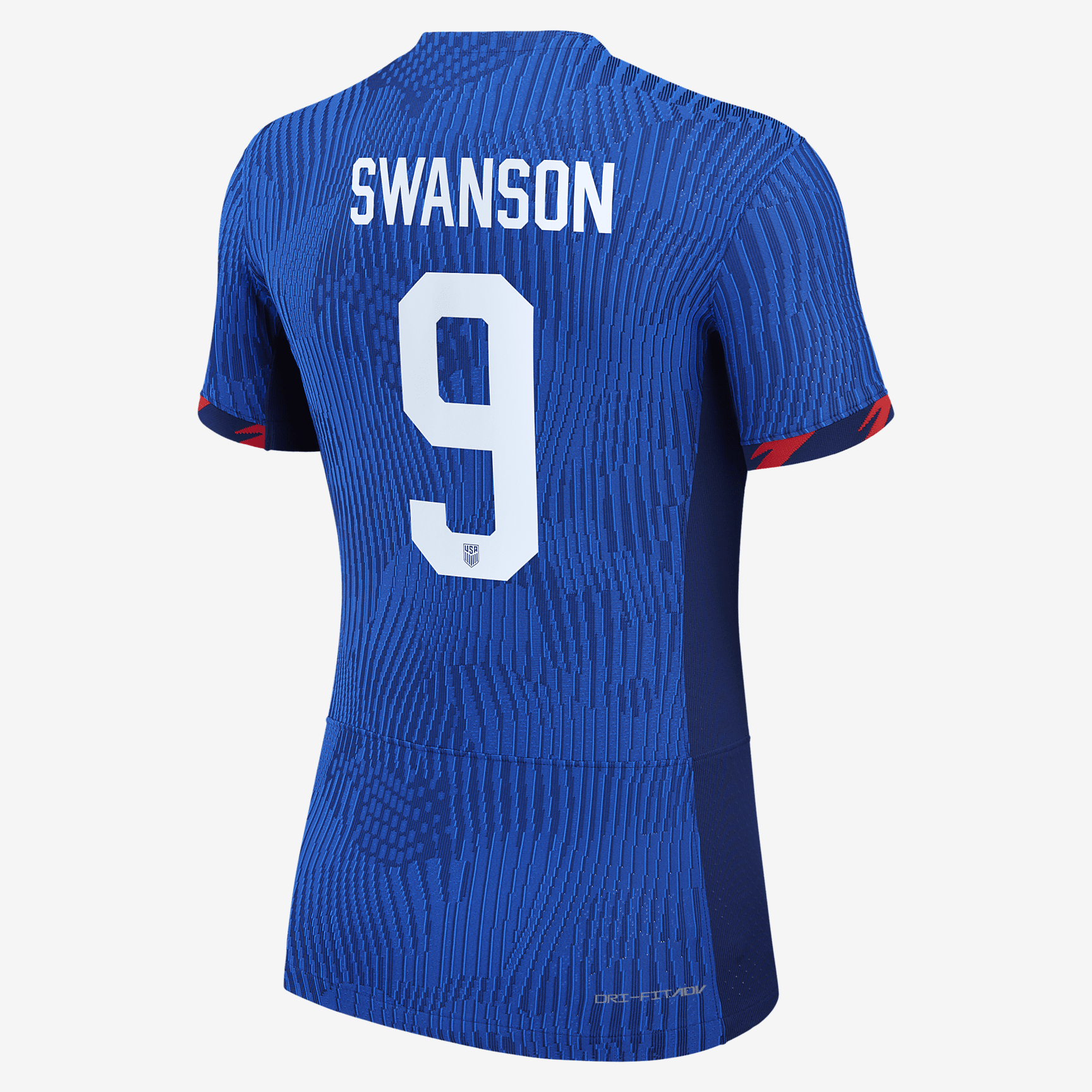 Mallory Swanson USWNT 2023 Match Away Women's Nike Dri-FIT ADV Soccer Jersey - Royal