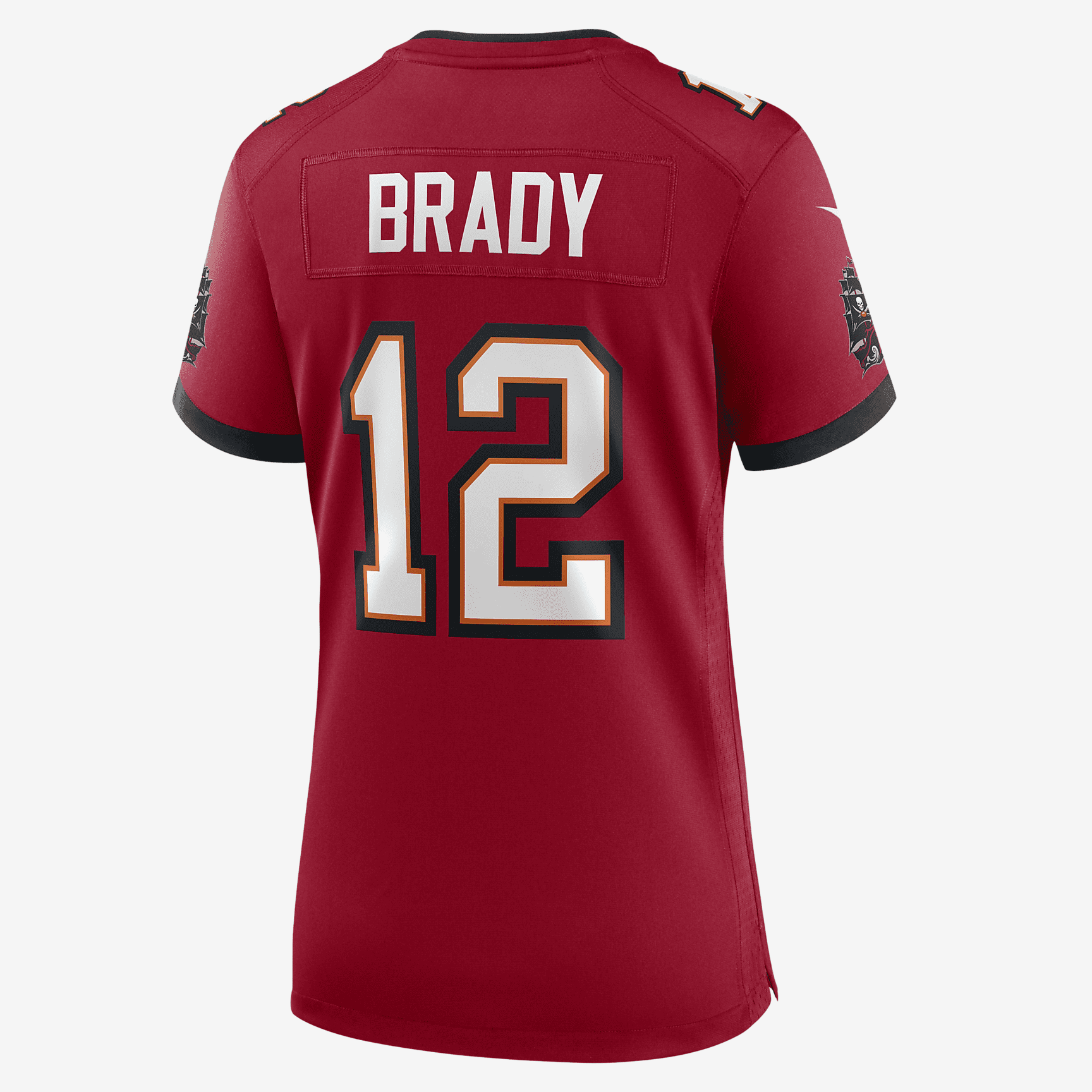 NFL Tampa Bay Buccaneers (Tom Brady) Women's Game Football Jersey - Red