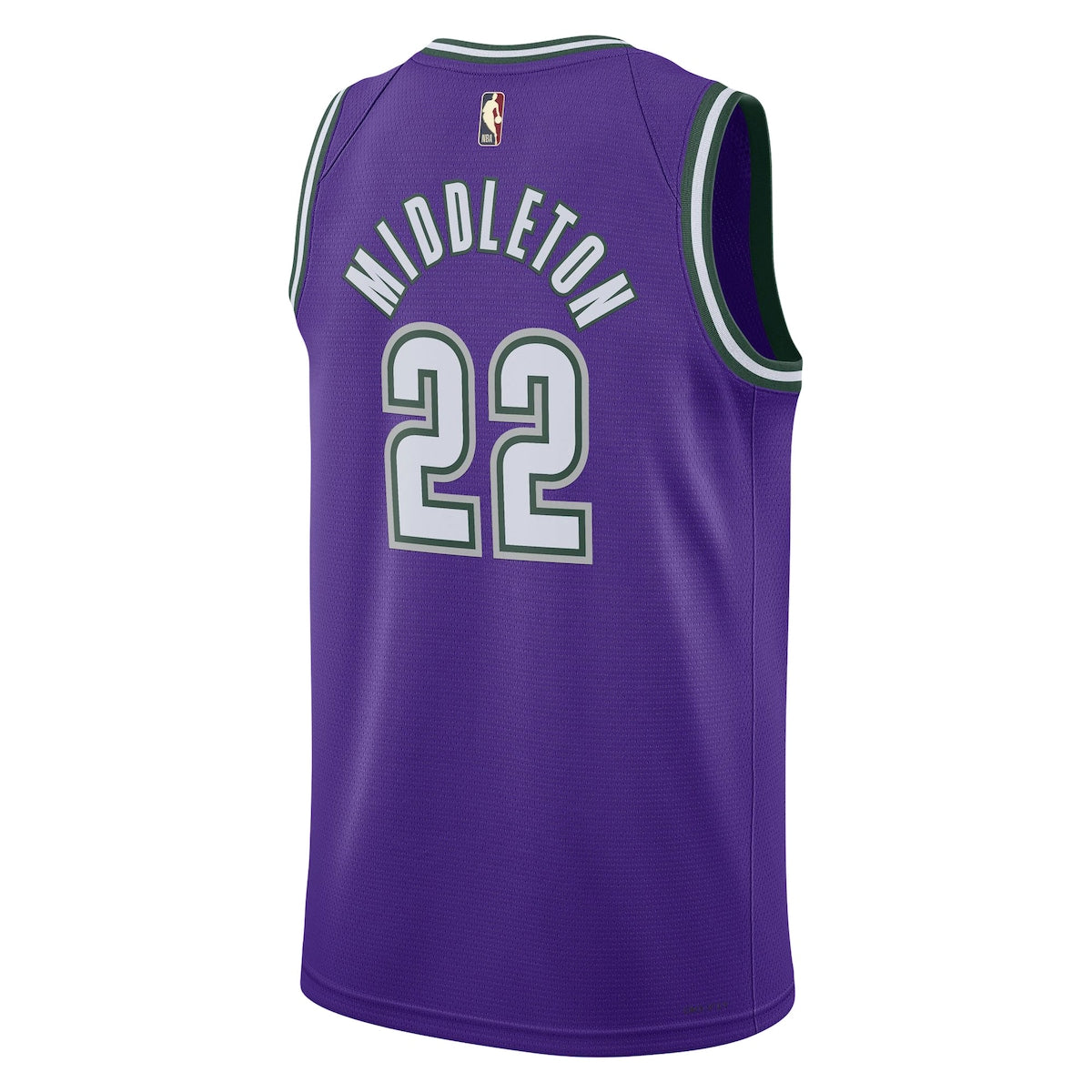Men's Khris Middleton Nike Bucks Swingman Jersey Classic Edition - Purple