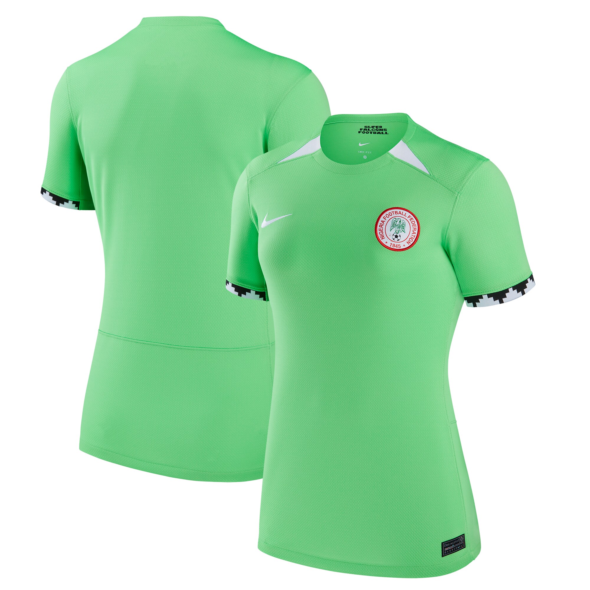 Nigeria Women's National Team Nike Women's 2023 Home Stadium Replica Jersey - Green