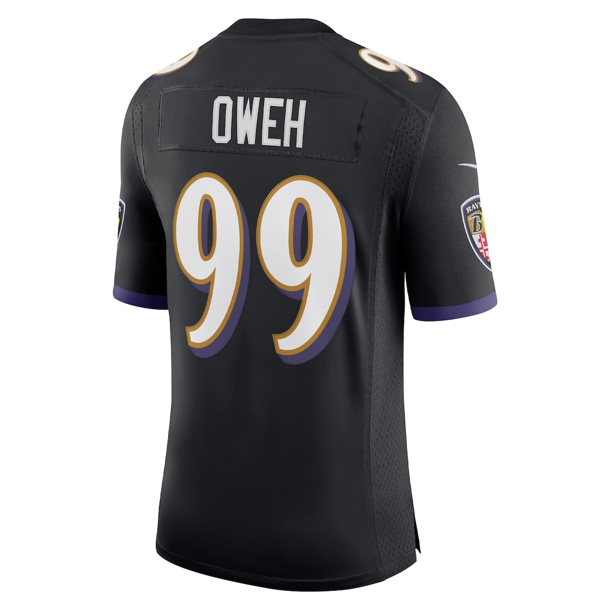 Men's Odafe Oweh Nike Ravens Lamar Jackson Vapor Limited Jersey - Black