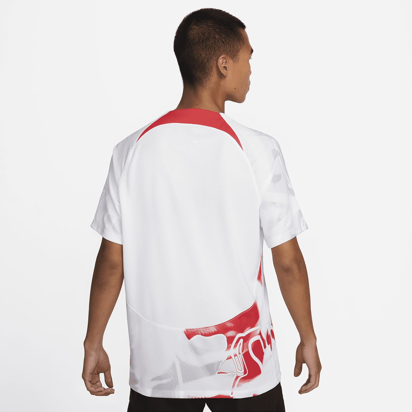 RB Leipzig 2022/23 Stadium Home Men's Nike Dri-FIT Soccer Jersey - White/Global Red/Global Red