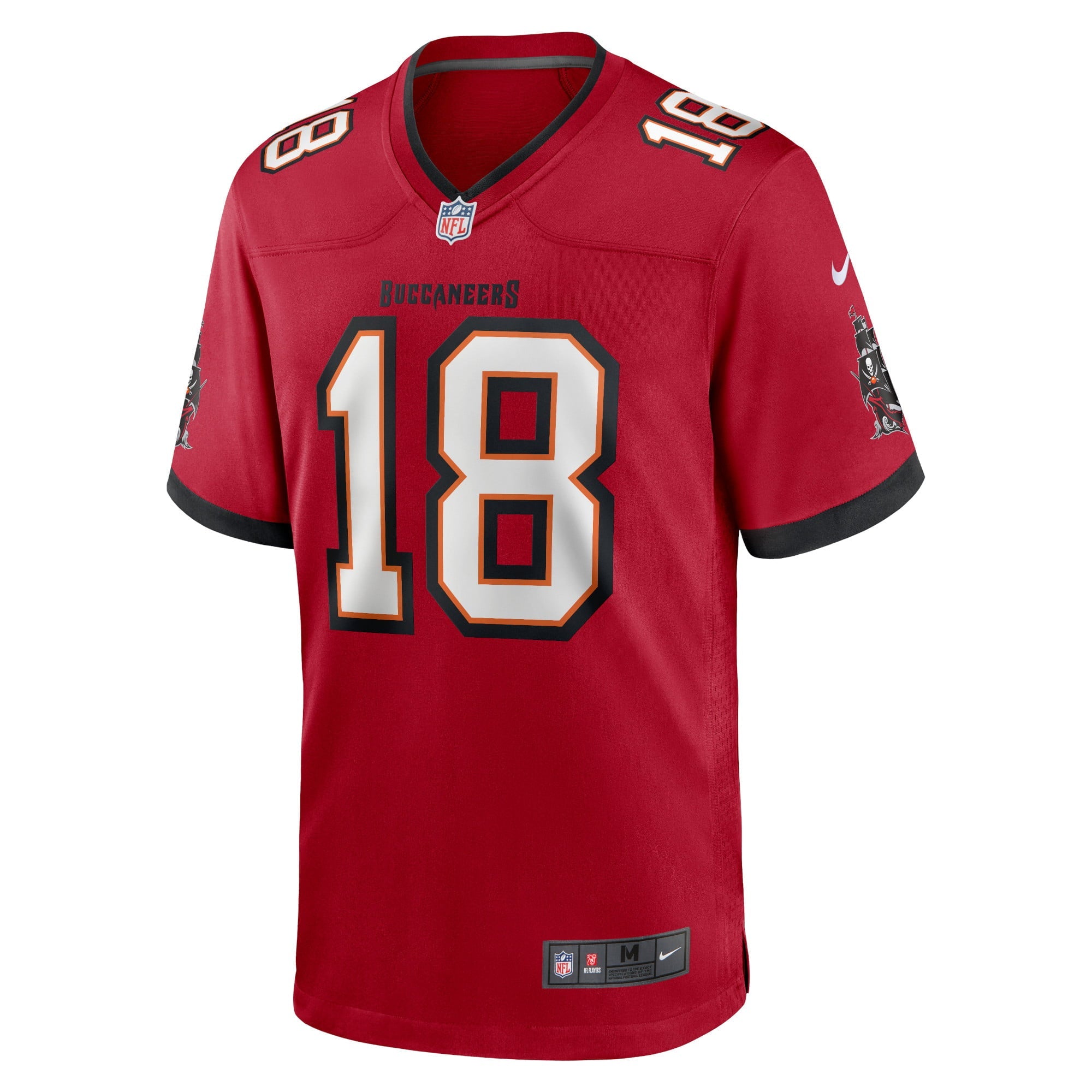 Men's Nike Tyler Johnson Red Tampa Bay Buccaneers Home Game Player Jersey