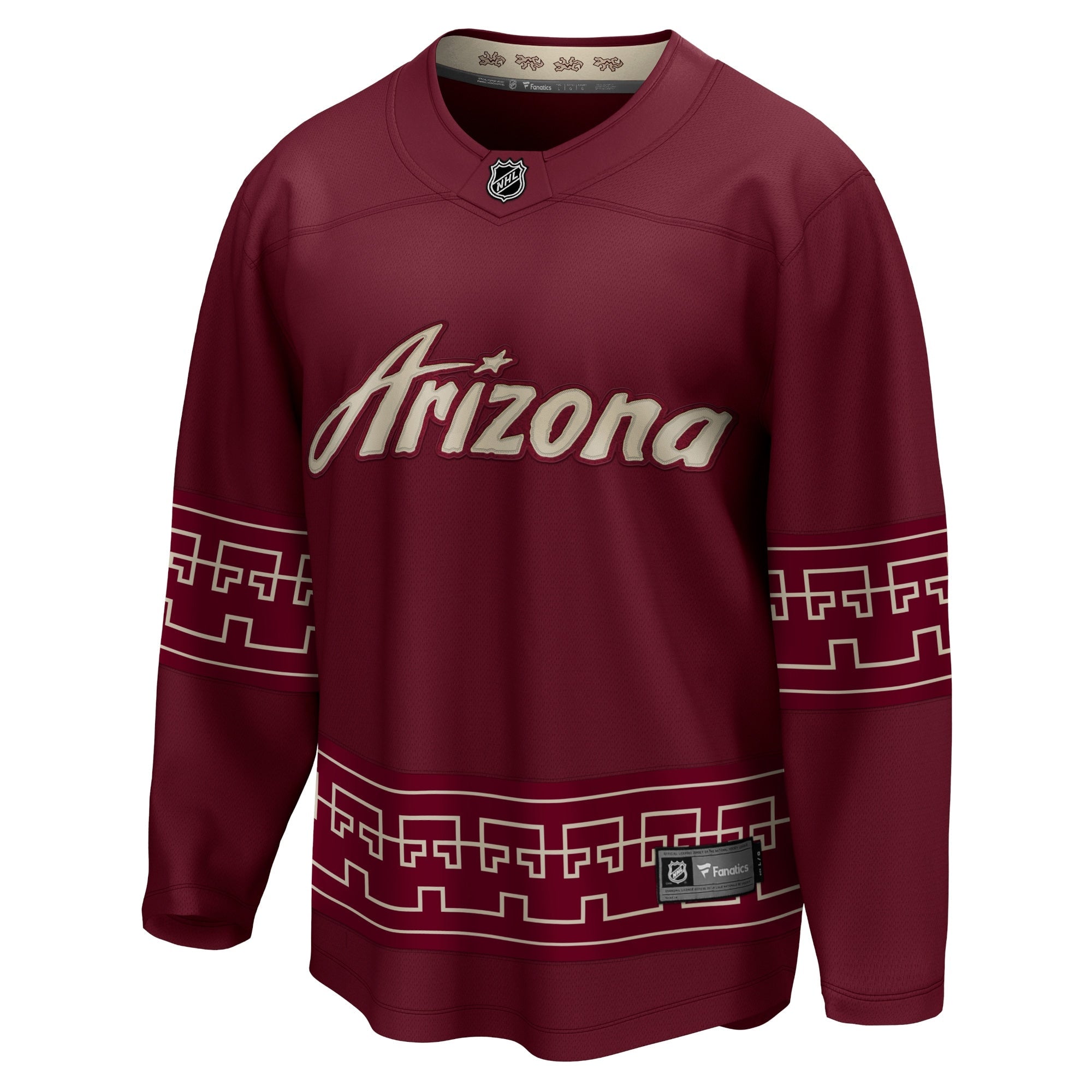 Men's Fanatics Branded Garnet Arizona Coyotes Alternate 2022/23 Premier Breakaway Jersey