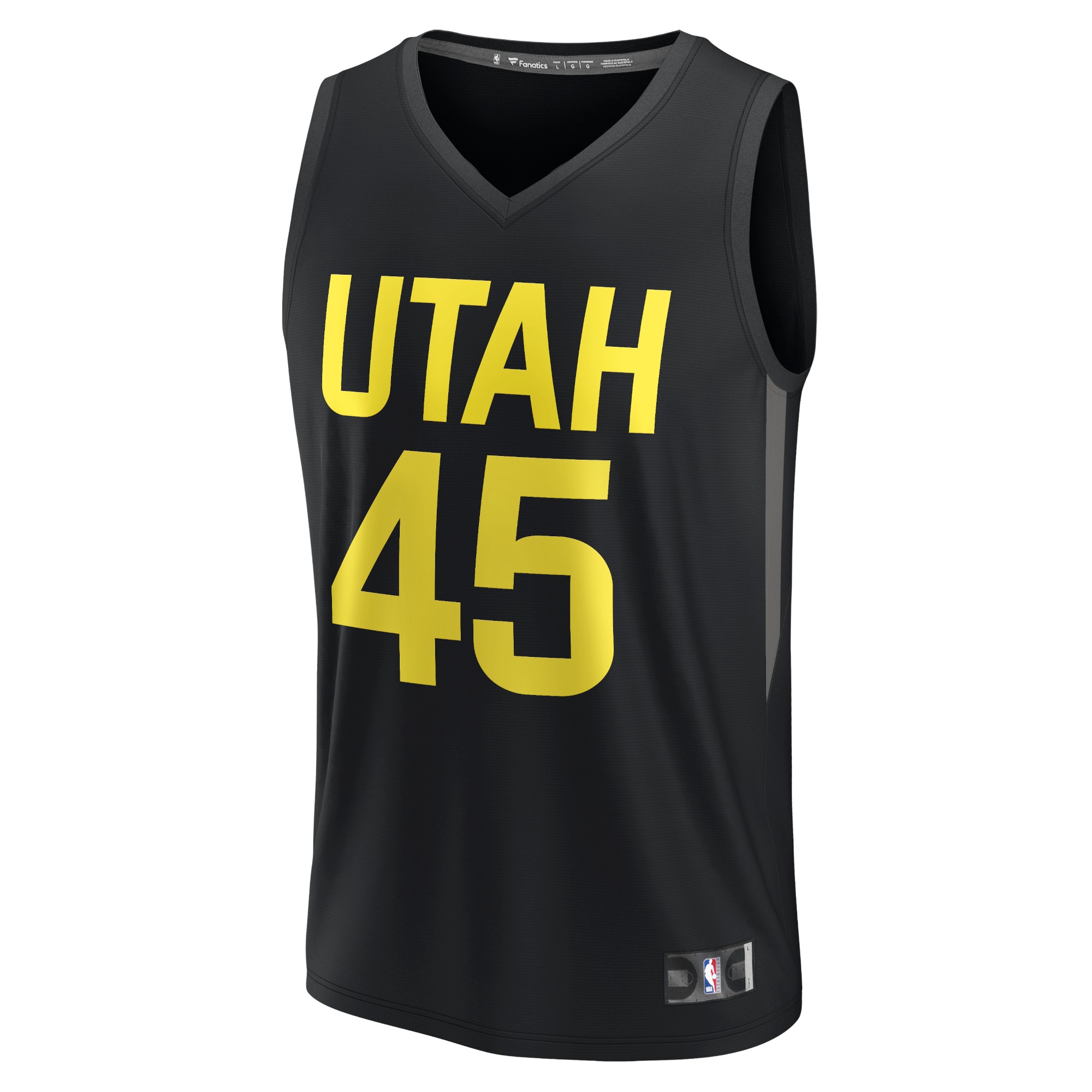 Donovan Mitchell Utah Jazz Fanatics Branded Fast Break Replica Player Jersey - Statement Edition - Black