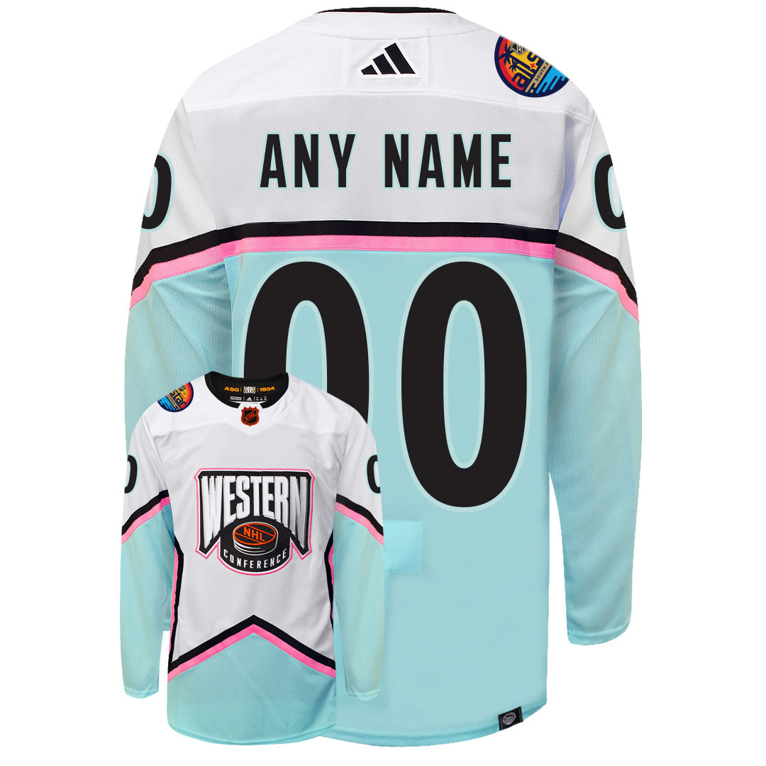All-Star Western Conference 2023 Adidas NHL Reverse Retro Hockey Jersey