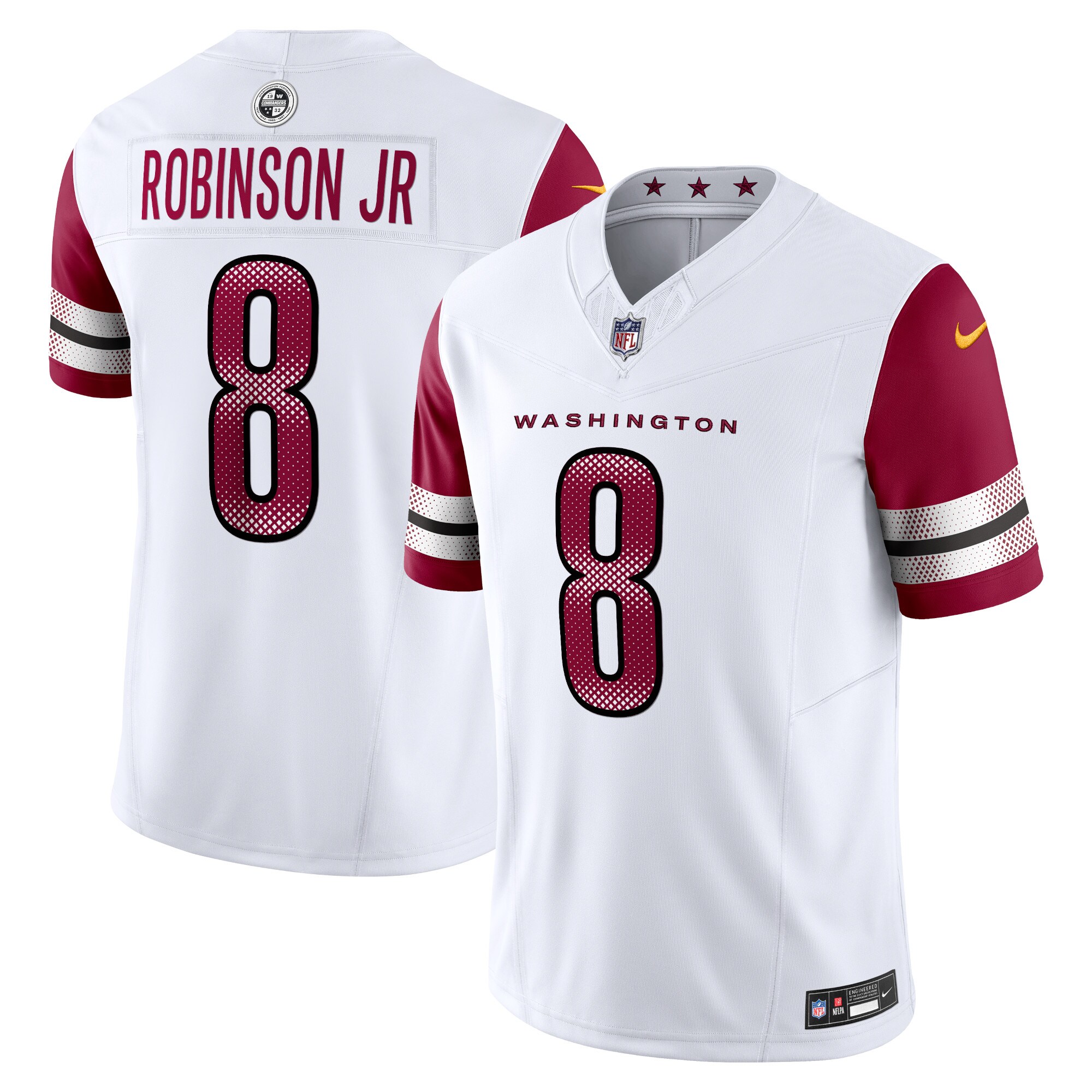 Brian Robinson Jr. Washington Commanders Nike  Vapor F.U.S.E. Limited Jersey - White