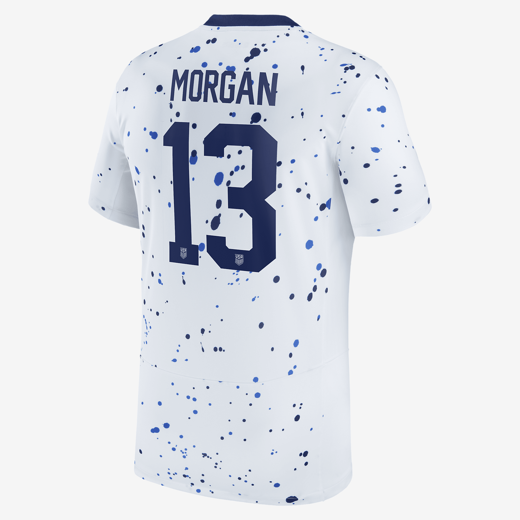 Alex Morgan USWNT 2023 Stadium Home Men's Nike Dri-FIT Soccer Jersey - White