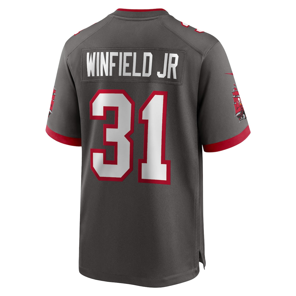 Men's Antoine Winfield Jr. Nike Buccaneers Throwback Game Jersey - Grey